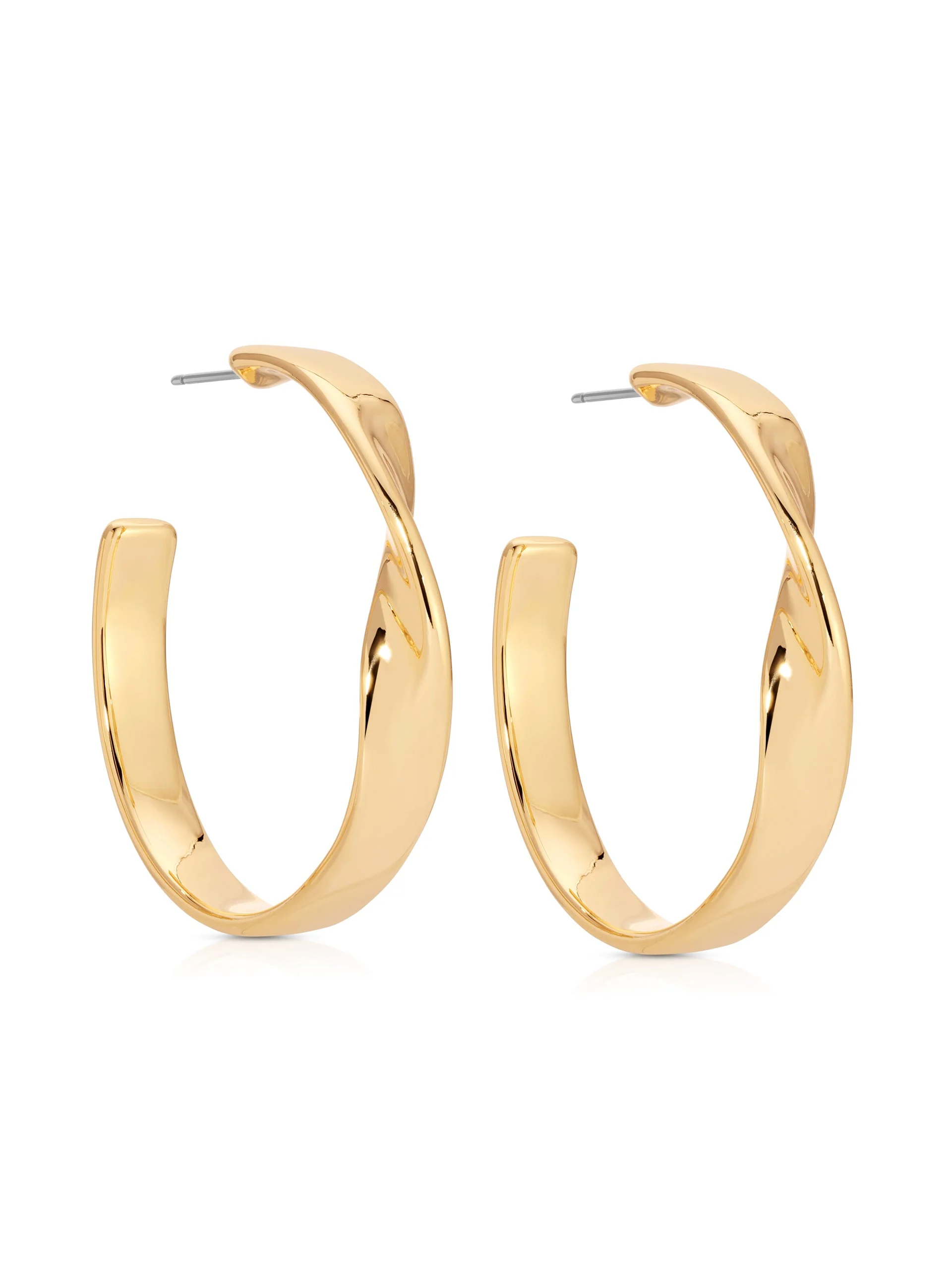 Heirloom Twist Medium Hoops - Image 7