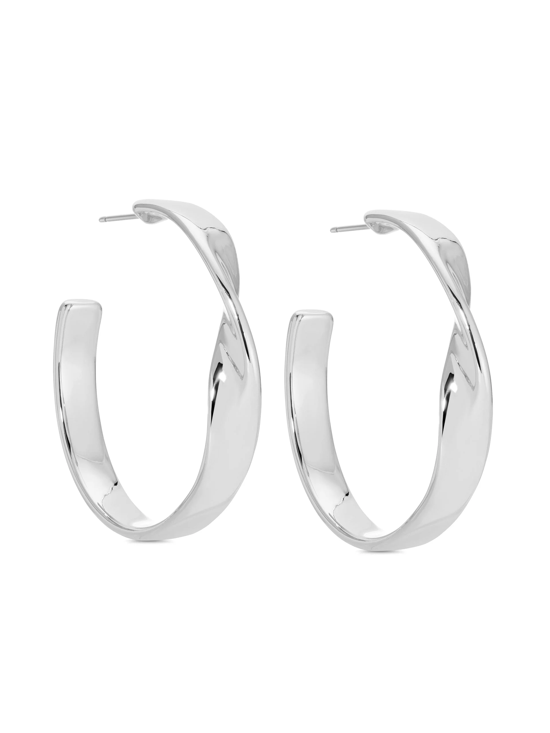 Heirloom Twist Medium Hoops - Image 9