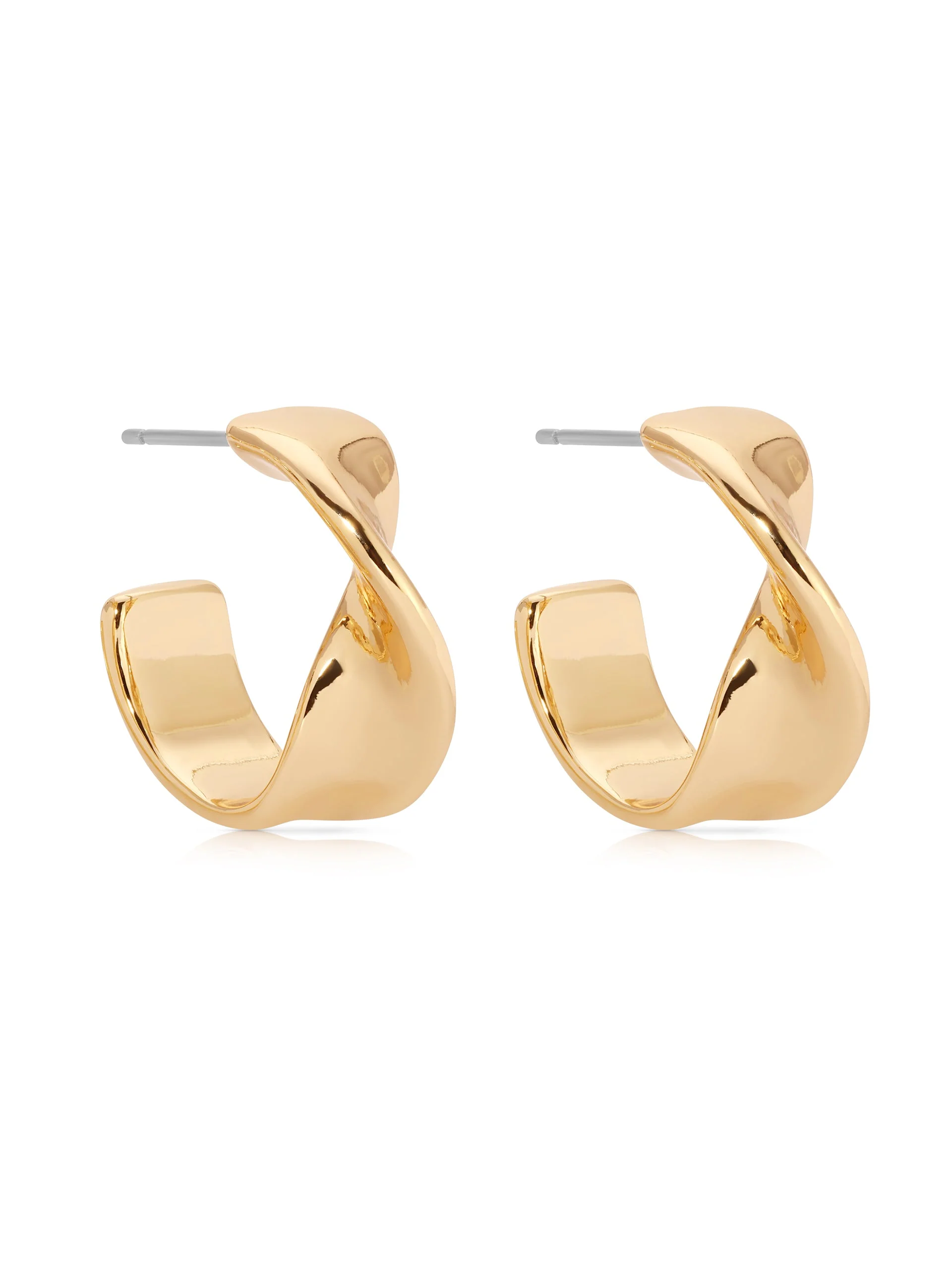 Heirloom Twist Small Hoops - Image 7
