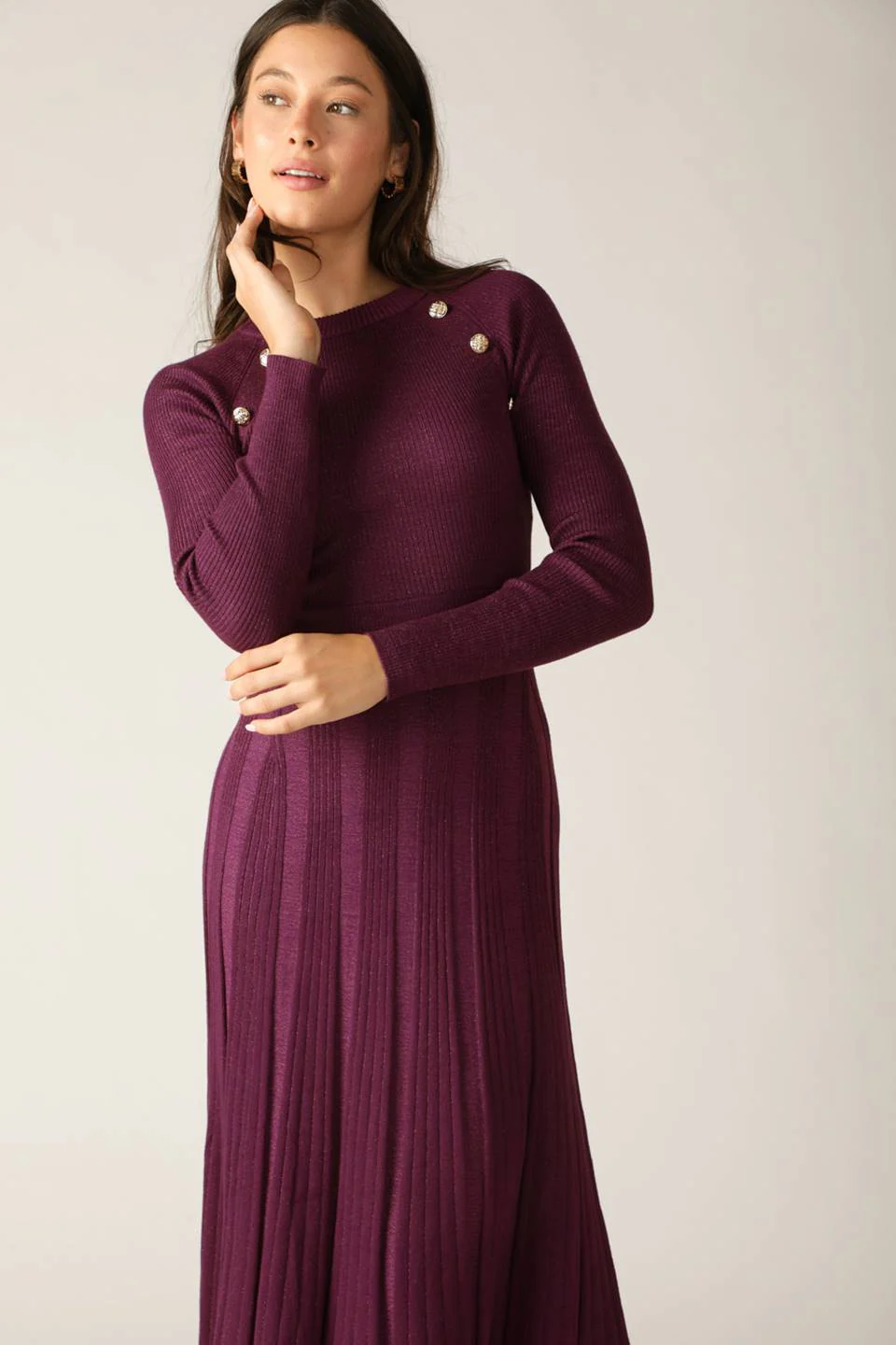 HIGH STANDARDS SWEATER MIDI DRESS - FINAL SALE - Image 4