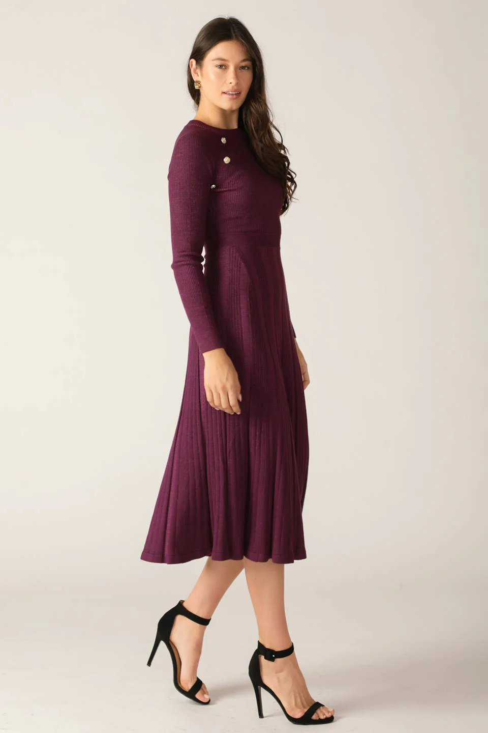 HIGH STANDARDS SWEATER MIDI DRESS - FINAL SALE - Image 6