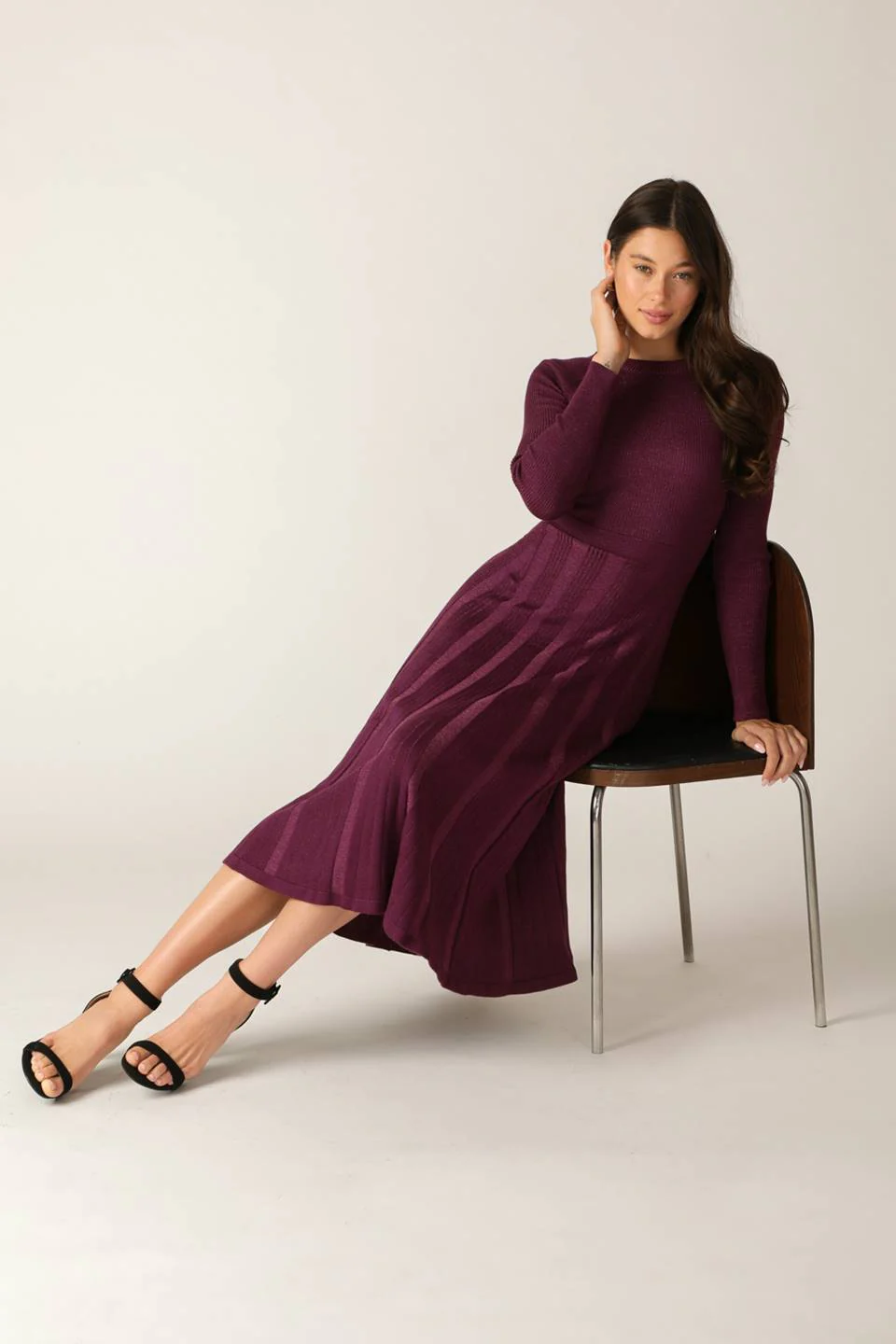 HIGH STANDARDS SWEATER MIDI DRESS - FINAL SALE - Image 9