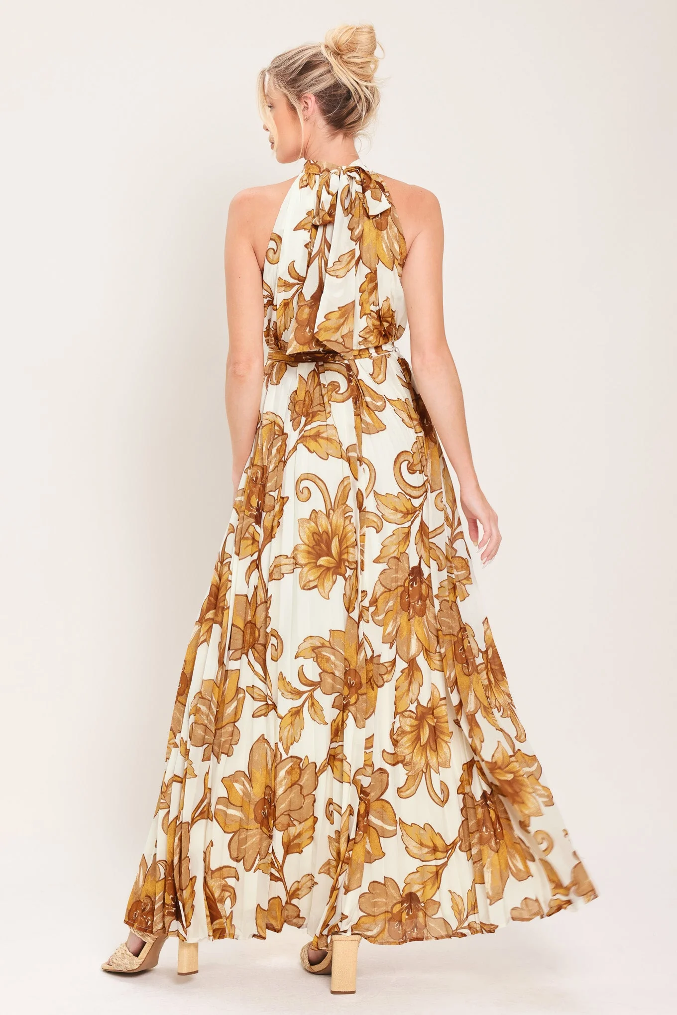HONEY LUXE HALTER MAXI DRESS - Image 6