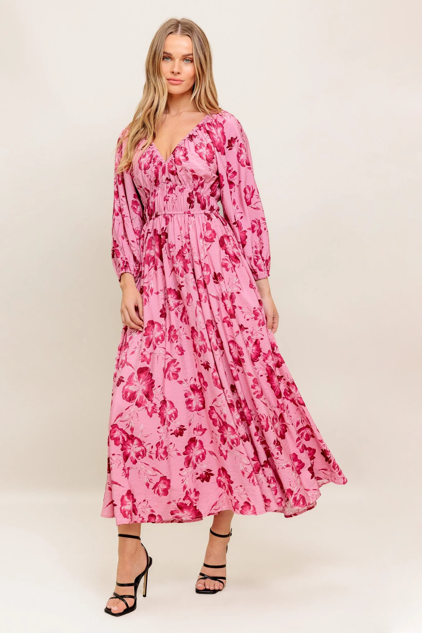 HONEY MIDI DRESS - MAUVE - Image 6