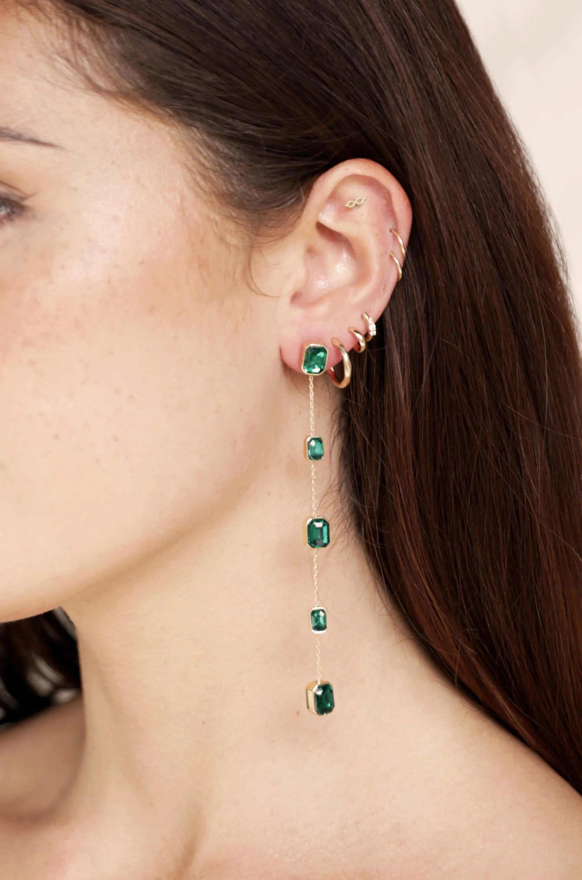 Iconic Crystal Dangle Earrings - Image 2