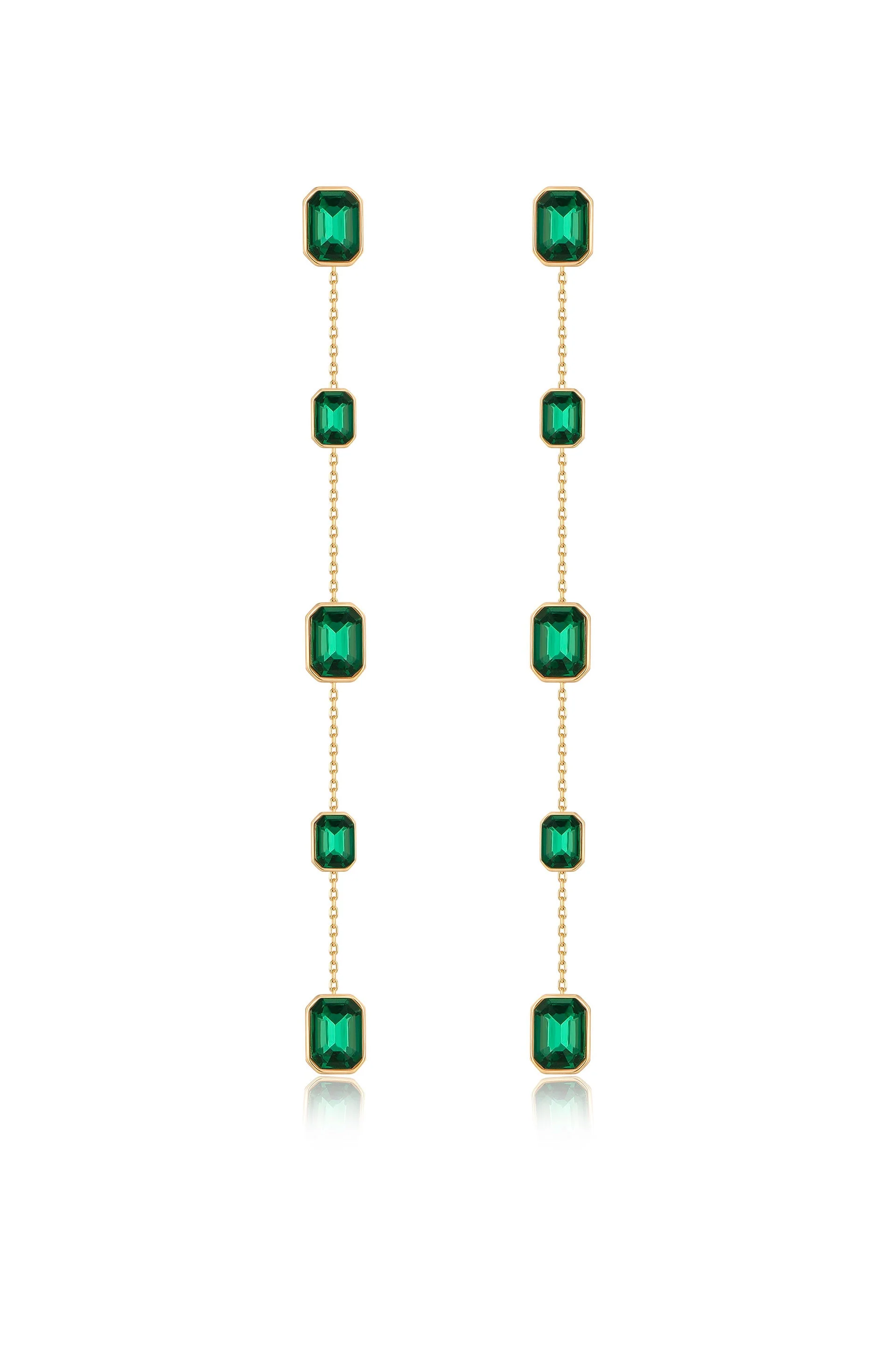 Iconic Crystal Dangle Earrings - Image 3