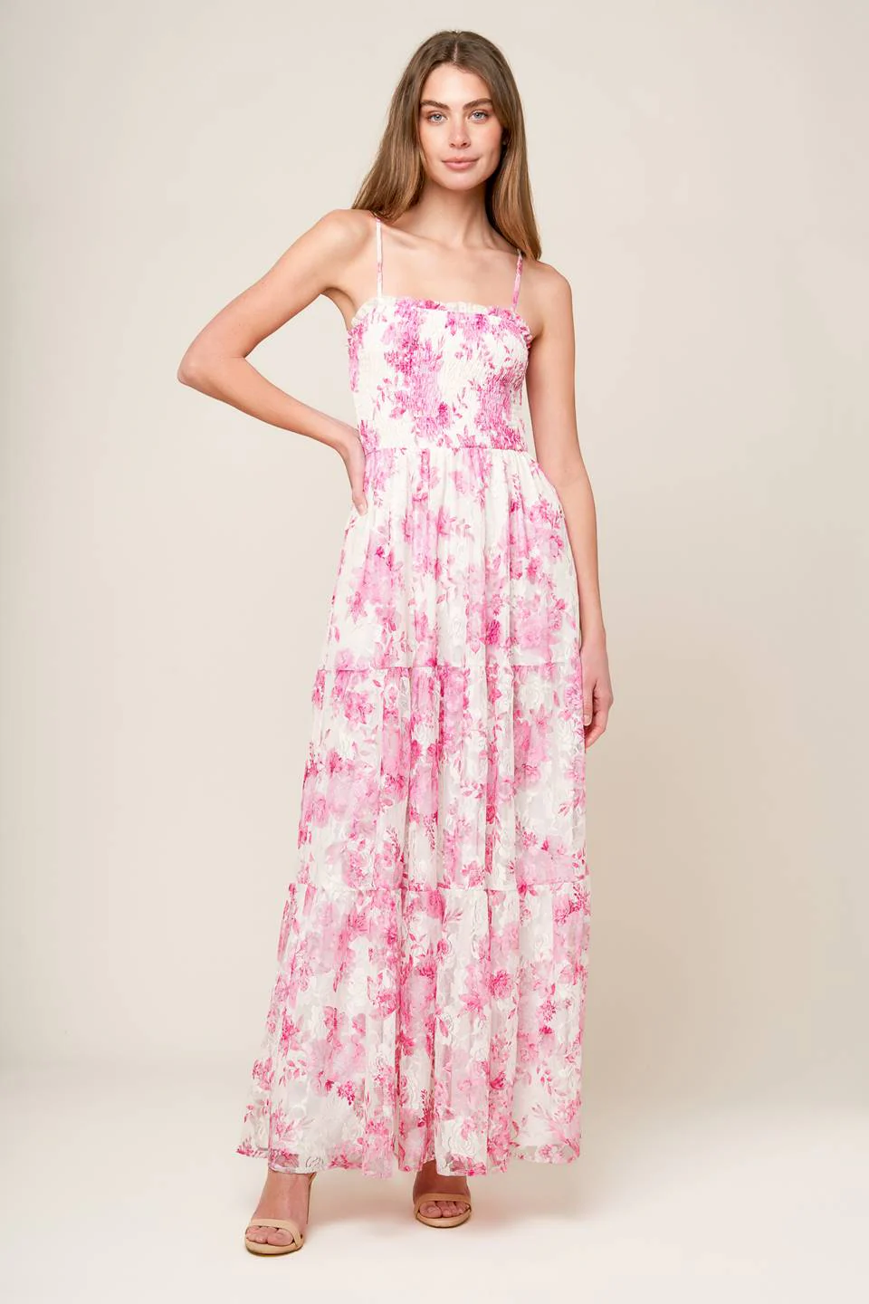 IN THIS MOMENT WOVEN LACE MAXI DRESS - Image 3
