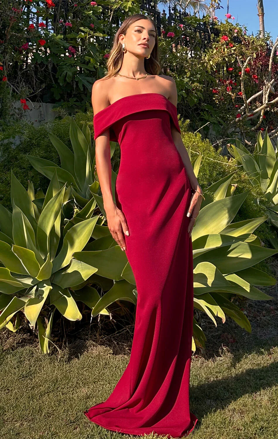 INEZ OFF THE SHOULDER MAXI DRESS - Image 13
