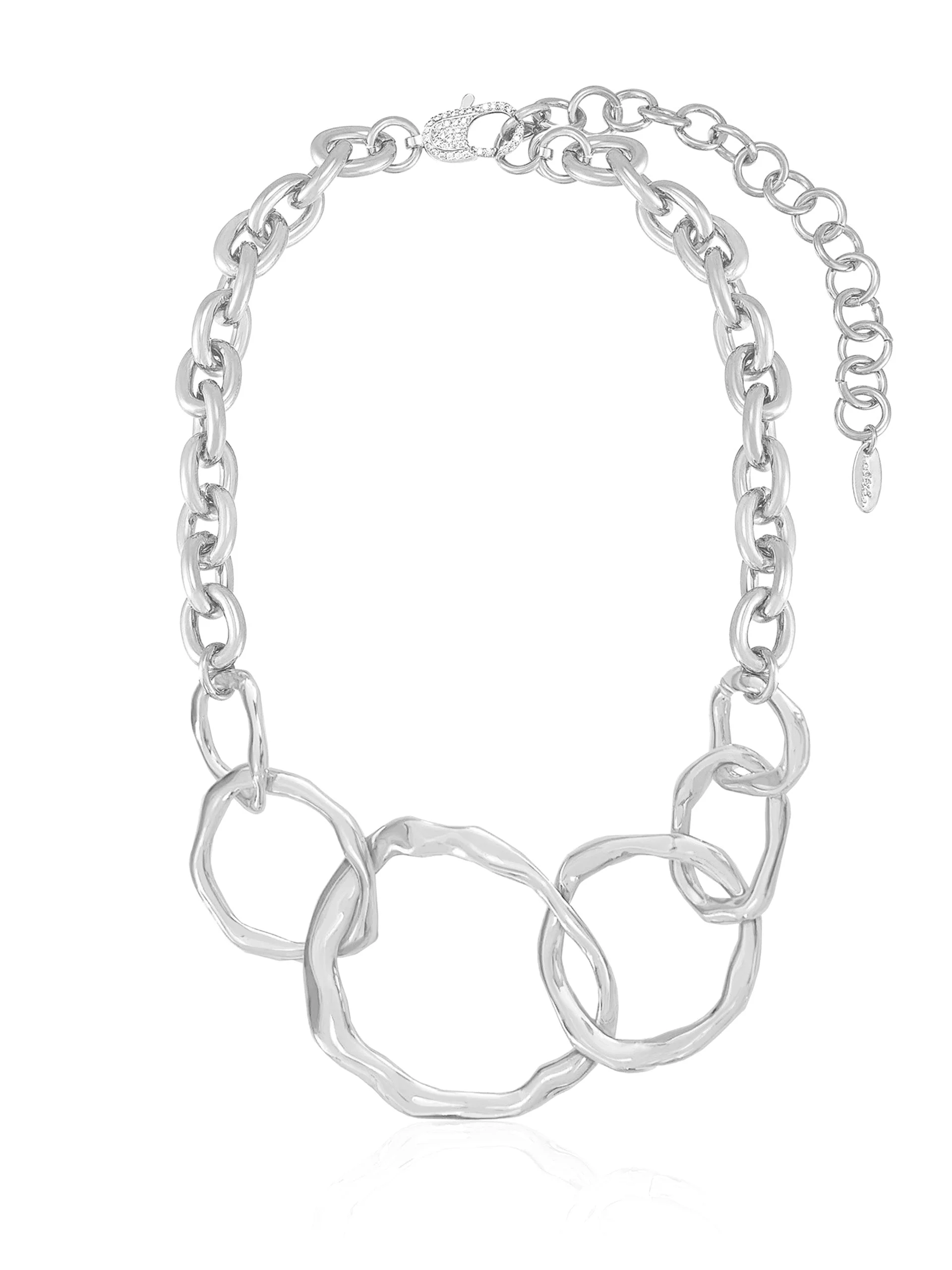 Interlocking Golden Chain Necklace - Image 5