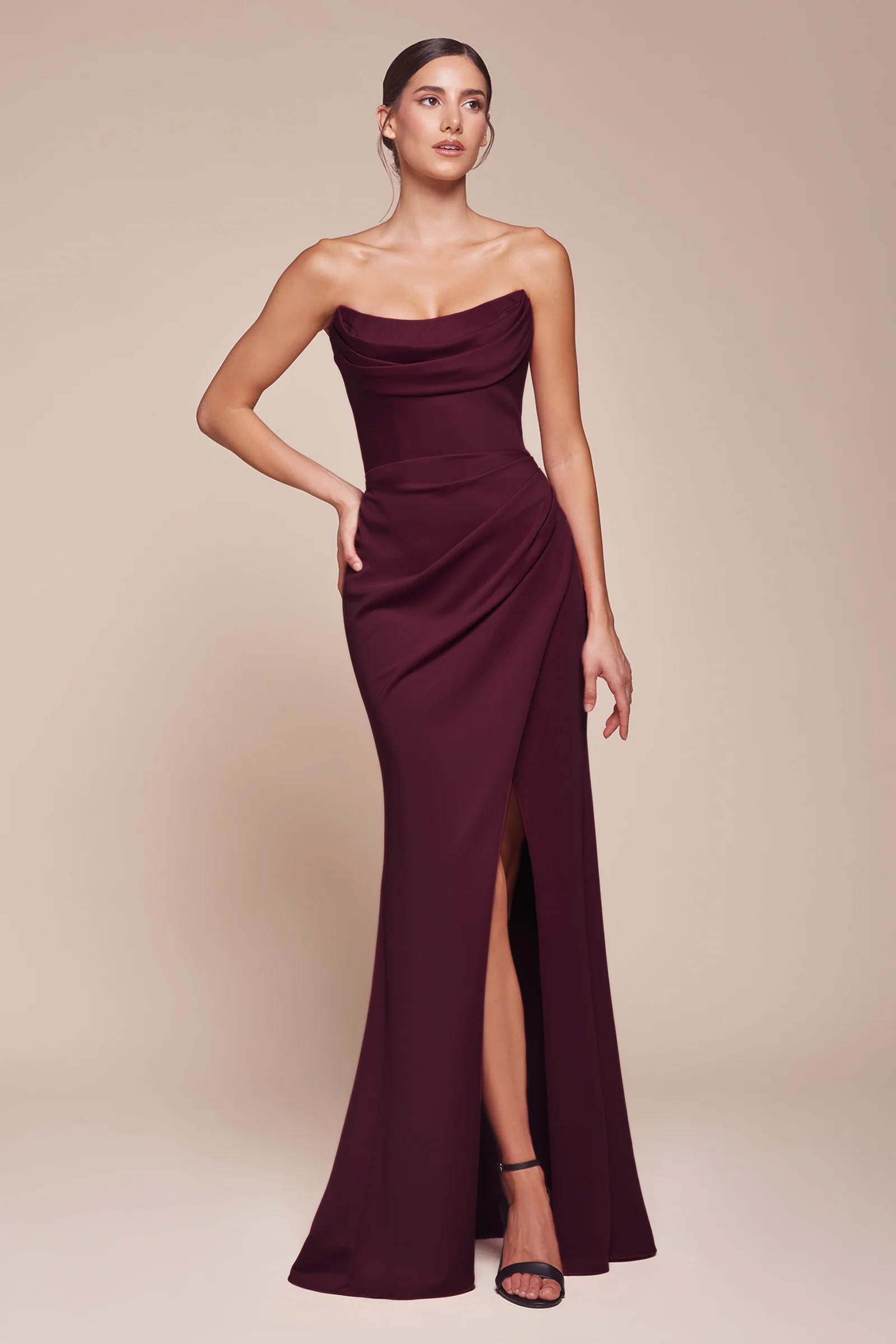 Johanna Gown - Strapless Fitted Gown - Image 2