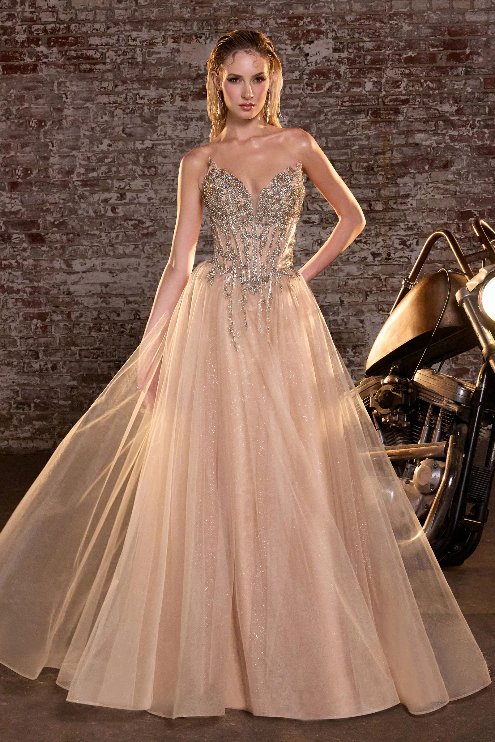 Jolia Gown - A-Line Corset Tulle Dress - Image 10