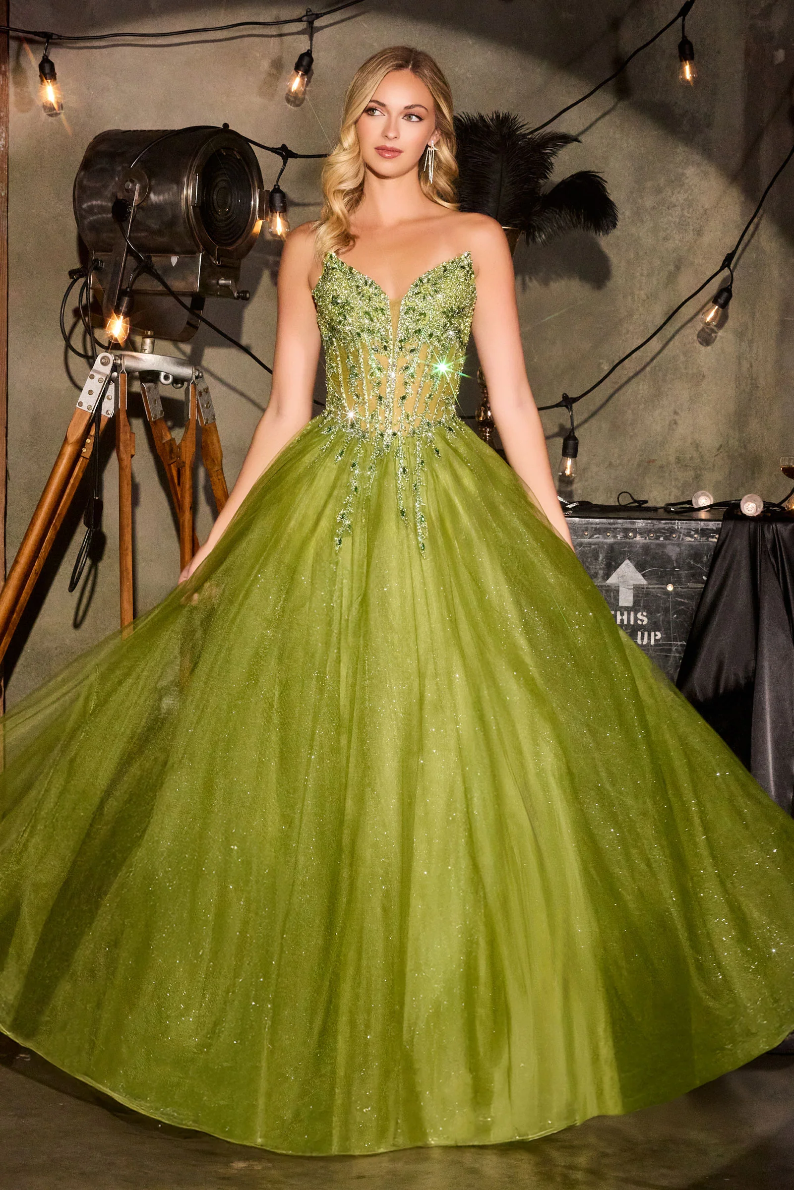 Jolia Gown - A-Line Corset Tulle Dress - Image 15