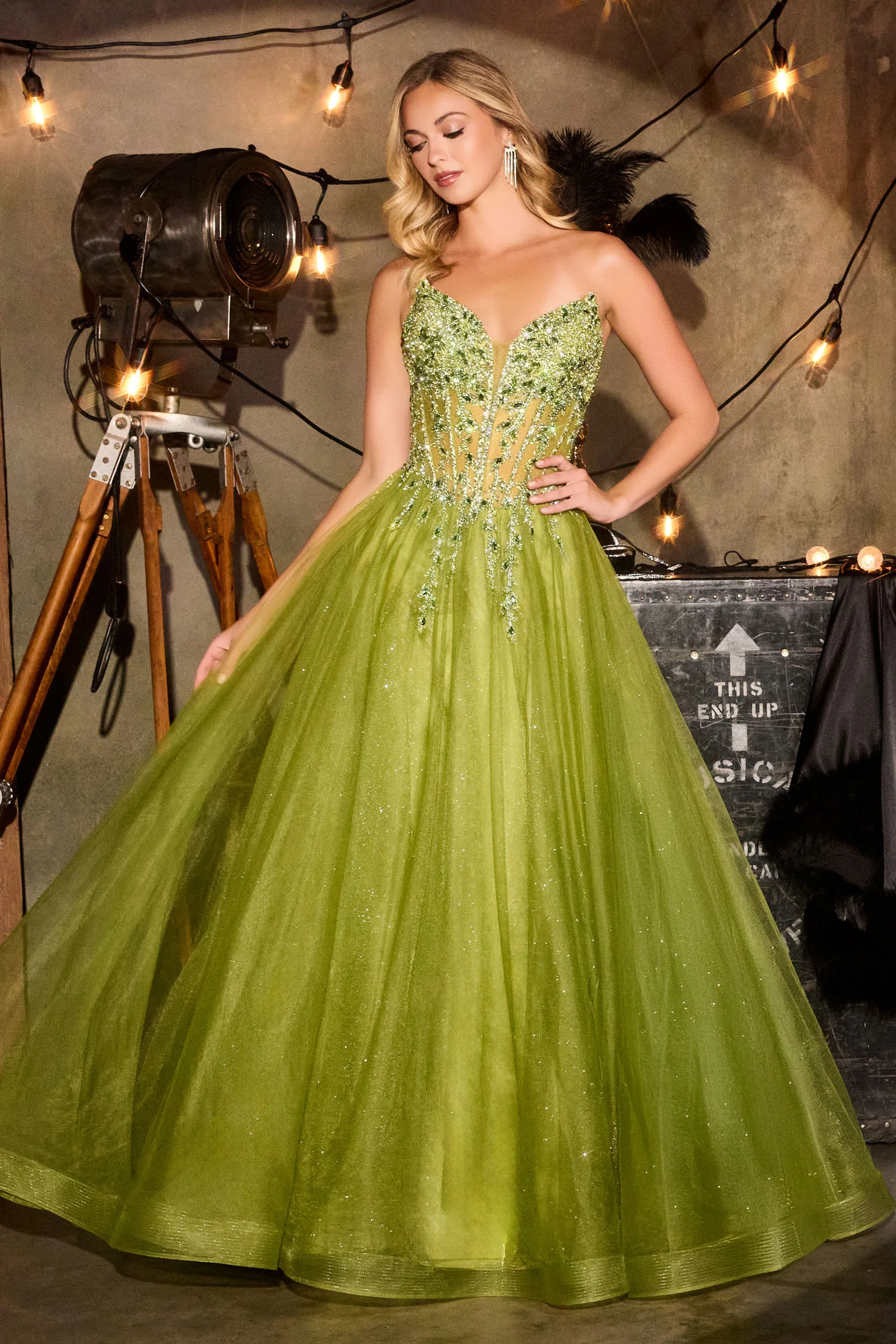 Jolia Gown - A-Line Corset Tulle Dress - Image 16