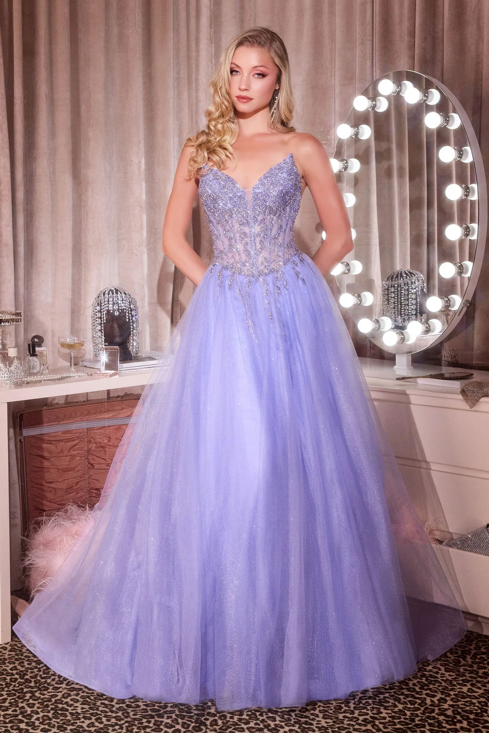 Jolia Gown - A-Line Corset Tulle Dress - Image 17