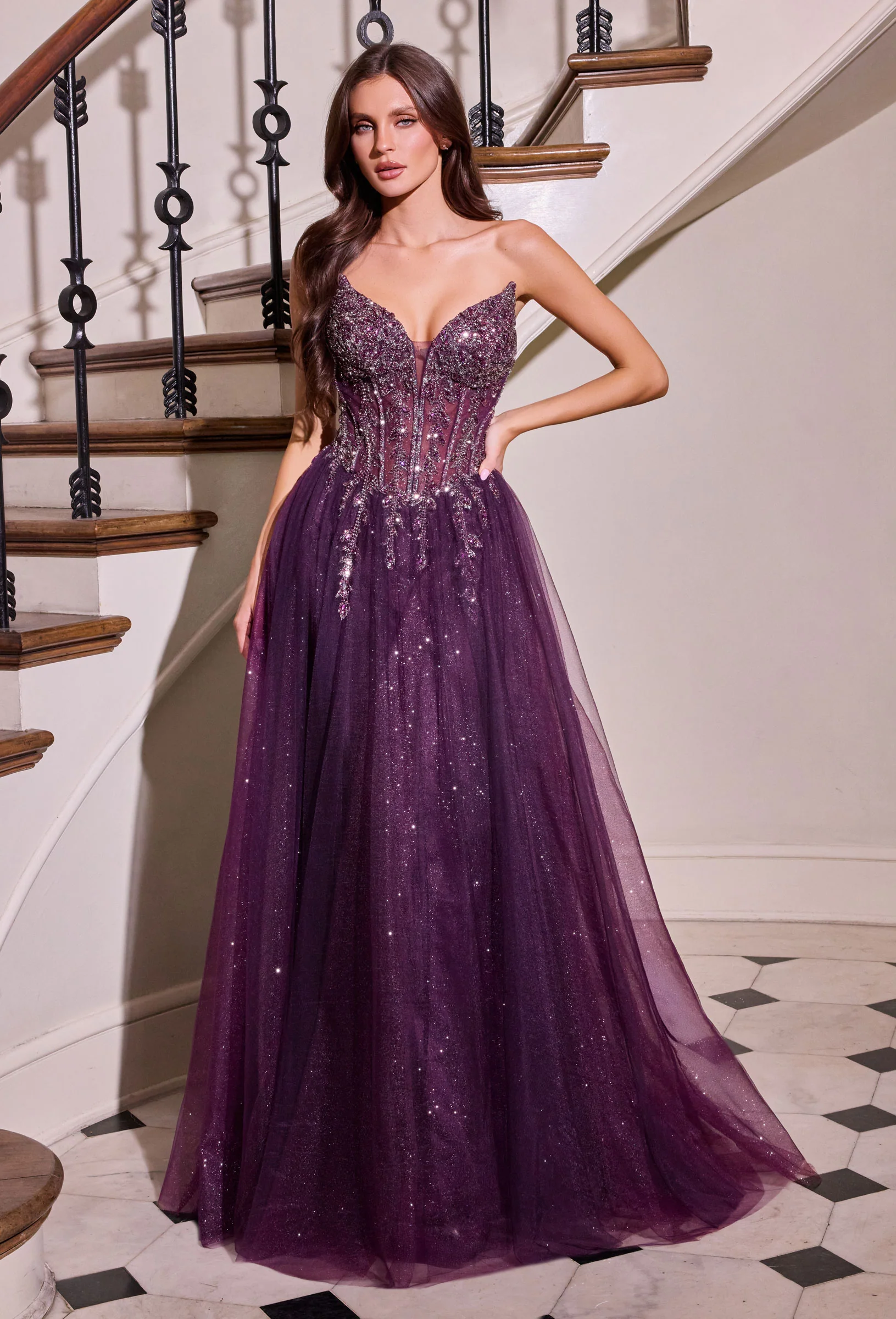 Jolia Gown - A-Line Corset Tulle Dress - Image 6