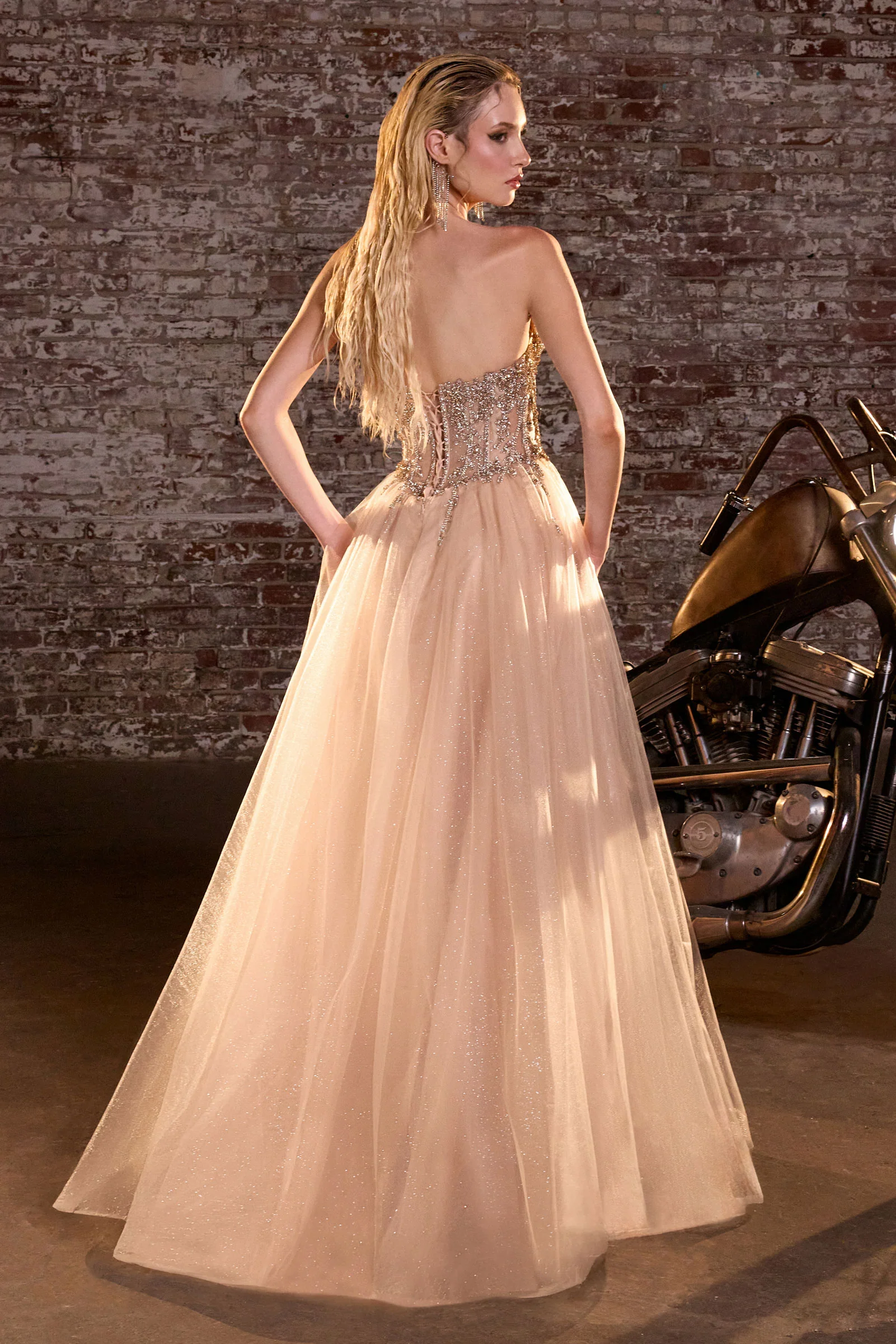Jolia Gown - A-Line Corset Tulle Dress - Image 9