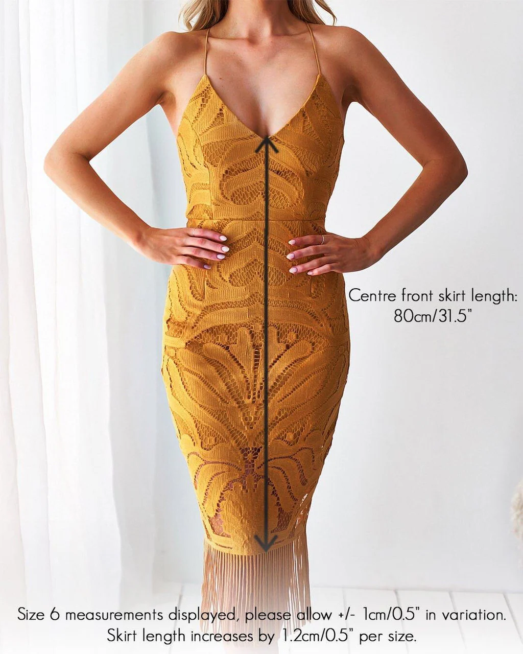 Khaleesi Dress - Sage - Lace Dress With Fringe - FINAL SALE - Image 6