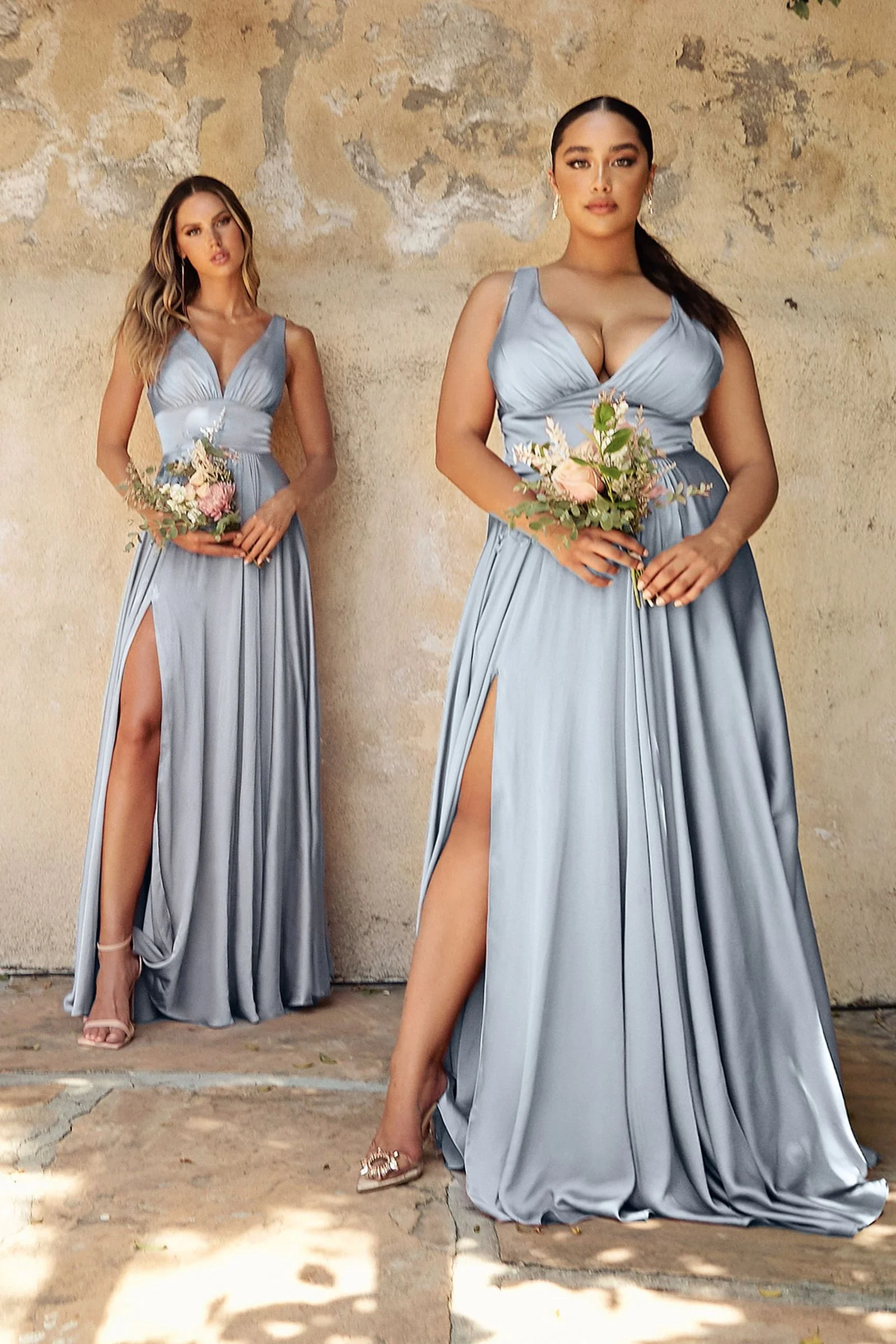 Kinsley Gown - Soft Satin A-line Dress - Image 14