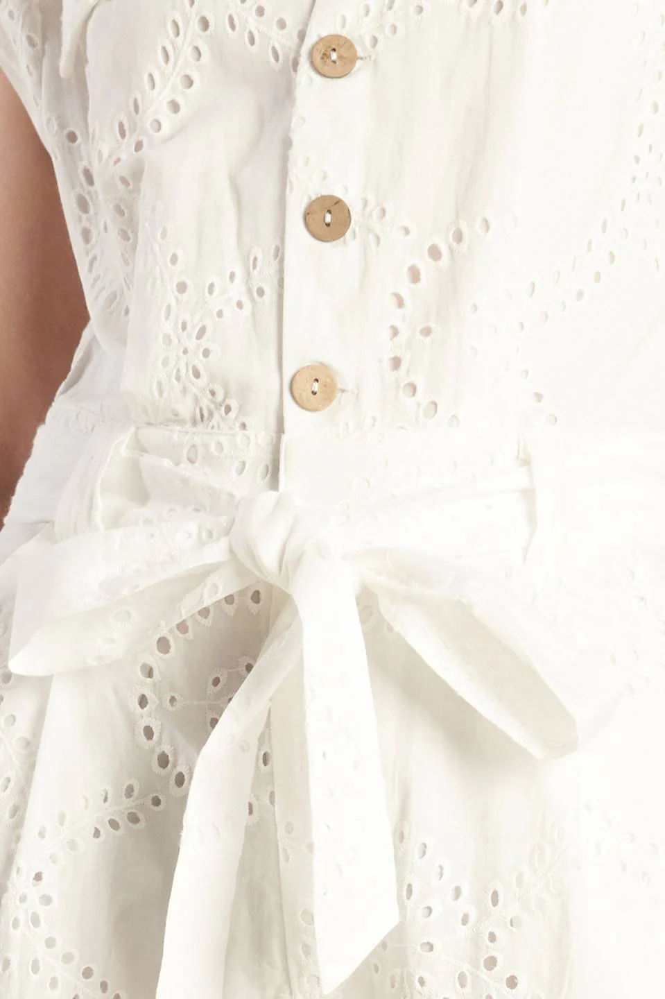 KNOW BETTER - WHITE EYELET JUMPSUIT - Image 8