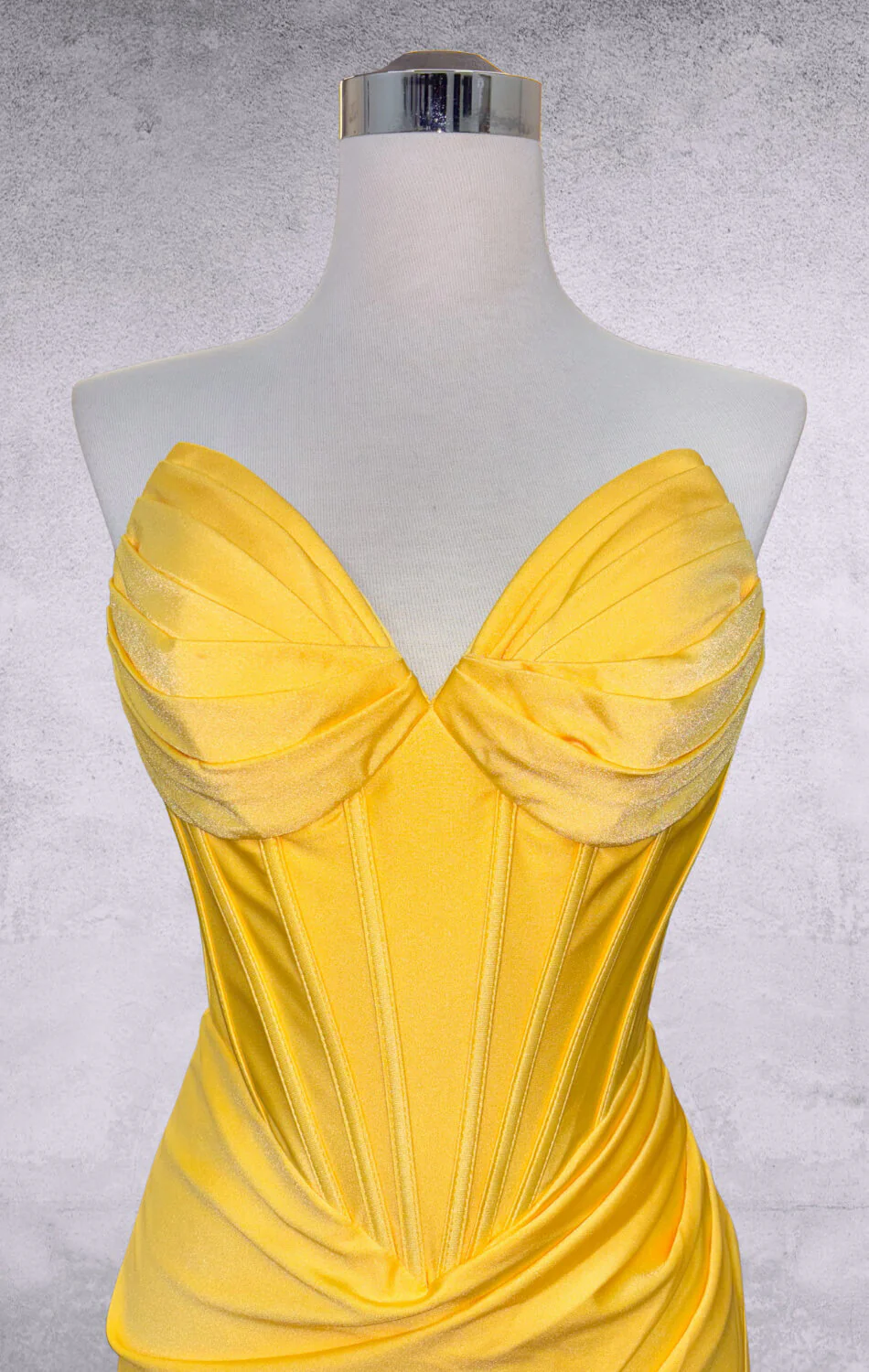 KNOX MINI DRESS - STRAPLESS SATIN COCKTAIL DRESS - Image 10