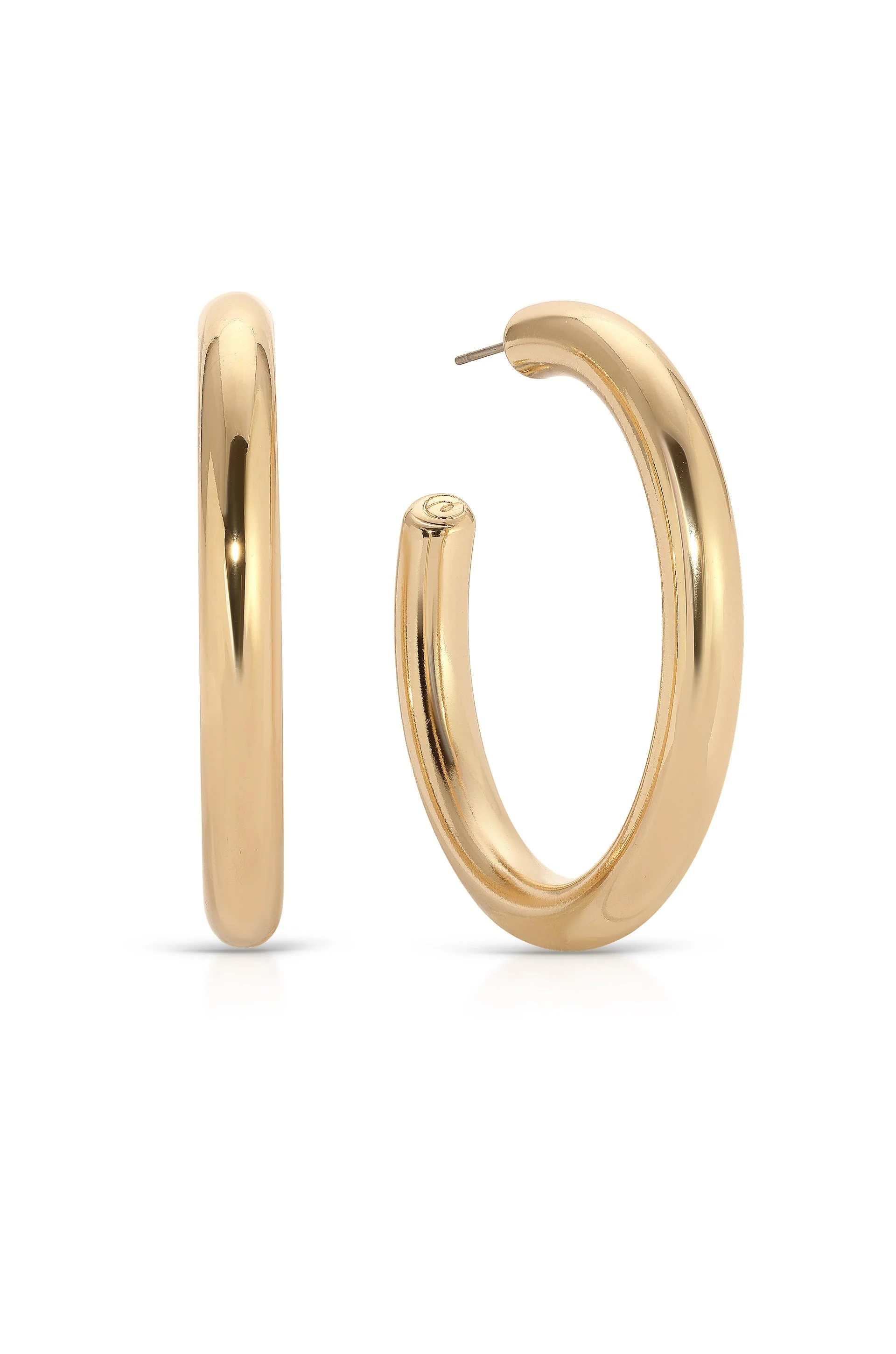 Large Thick Classic Hoops - Image 2