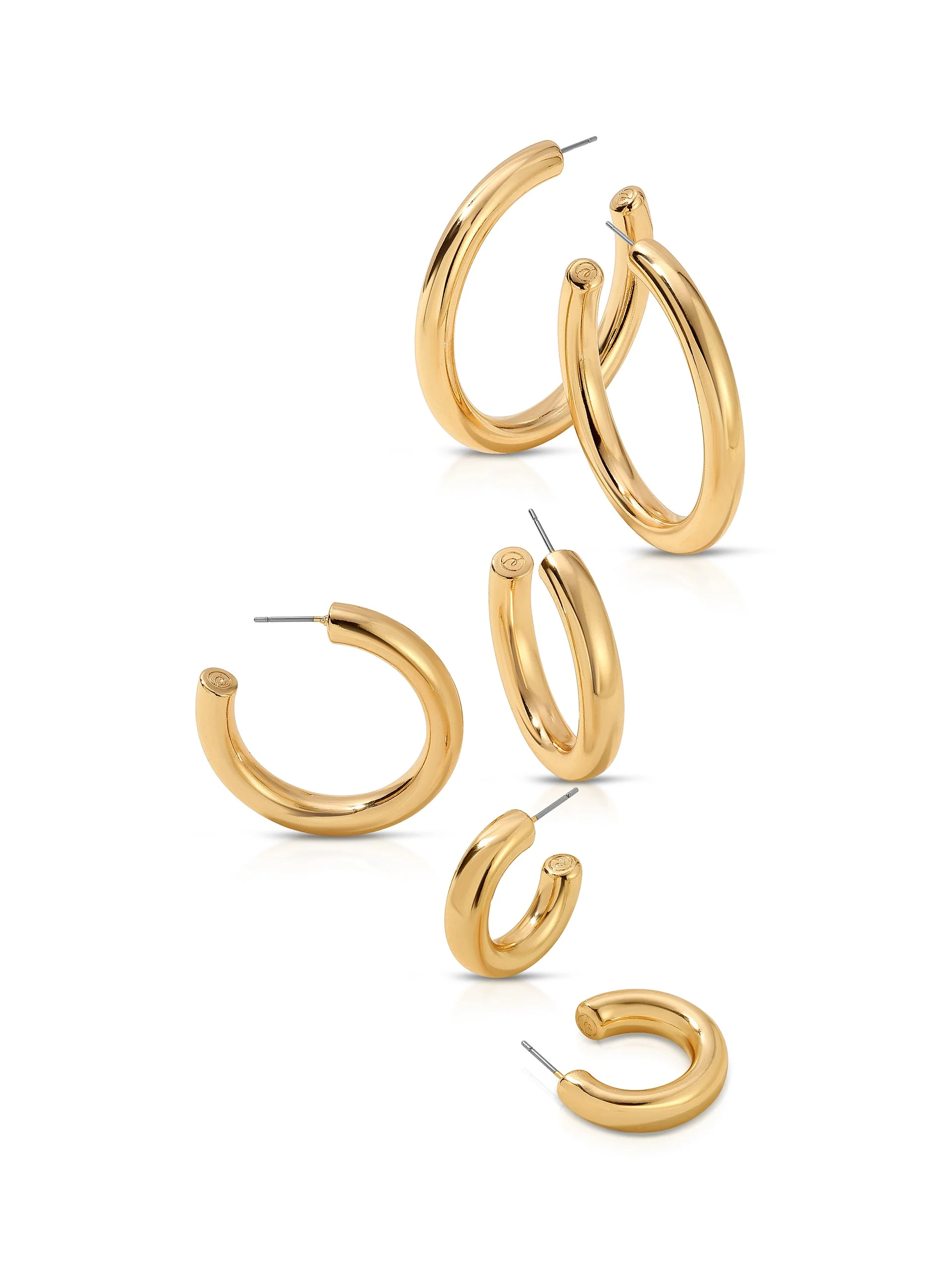 Large Thick Classic Hoops - Image 5