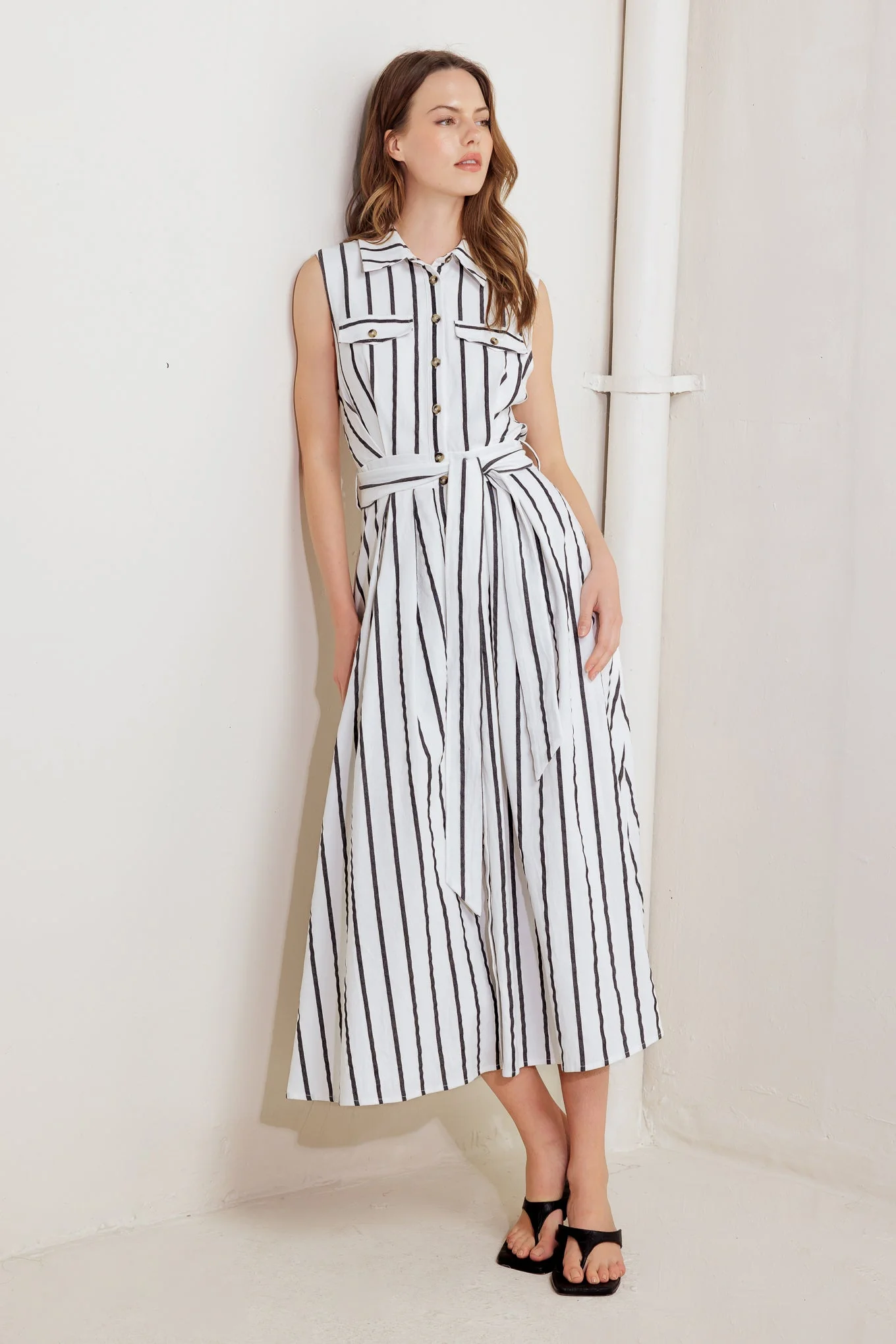 LEXINGTON STRIPE MIDI DRESS - FINAL SALE - Image 5