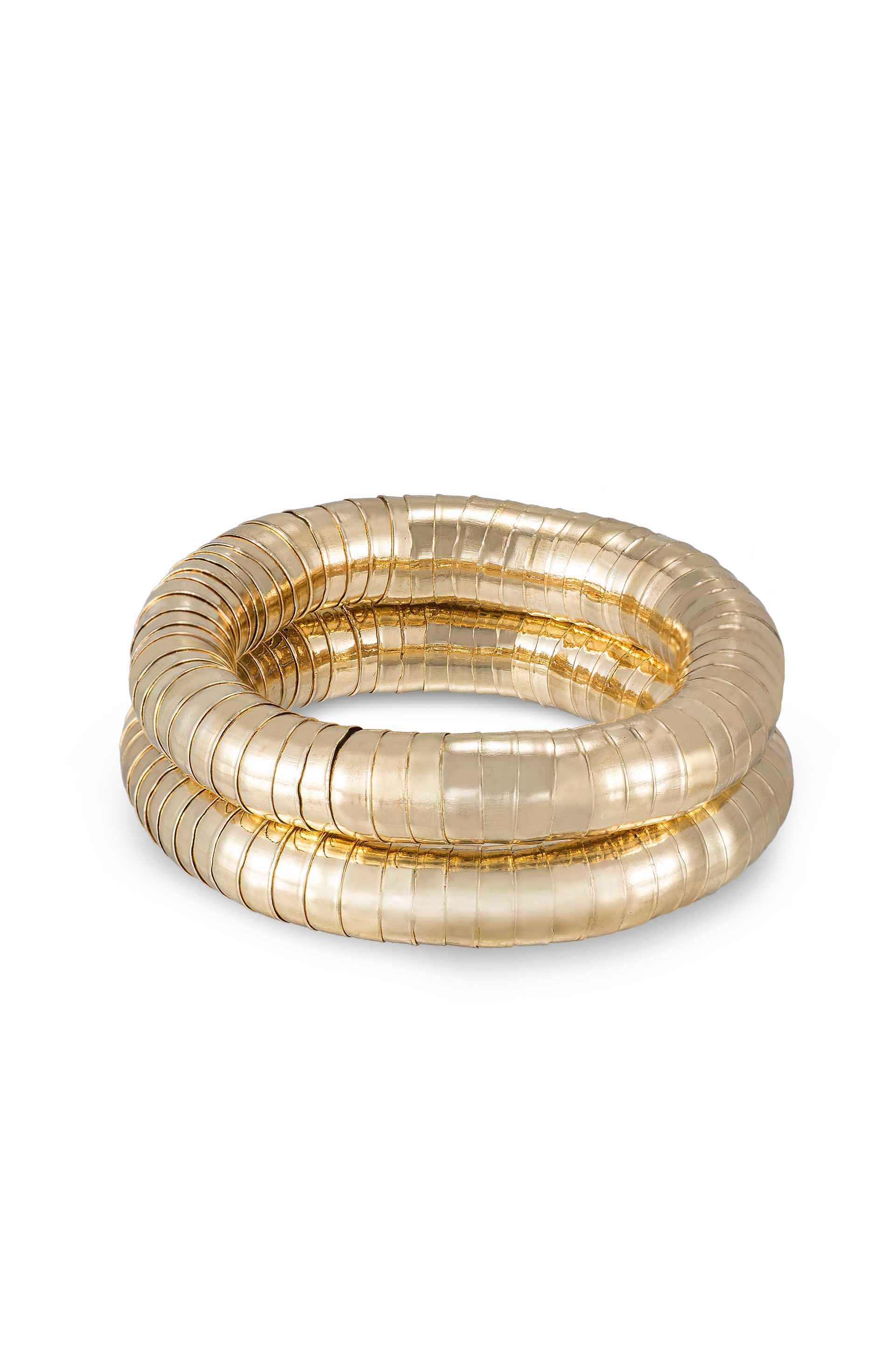 Liquid Gold Stretch Bracelet Set - Image 3
