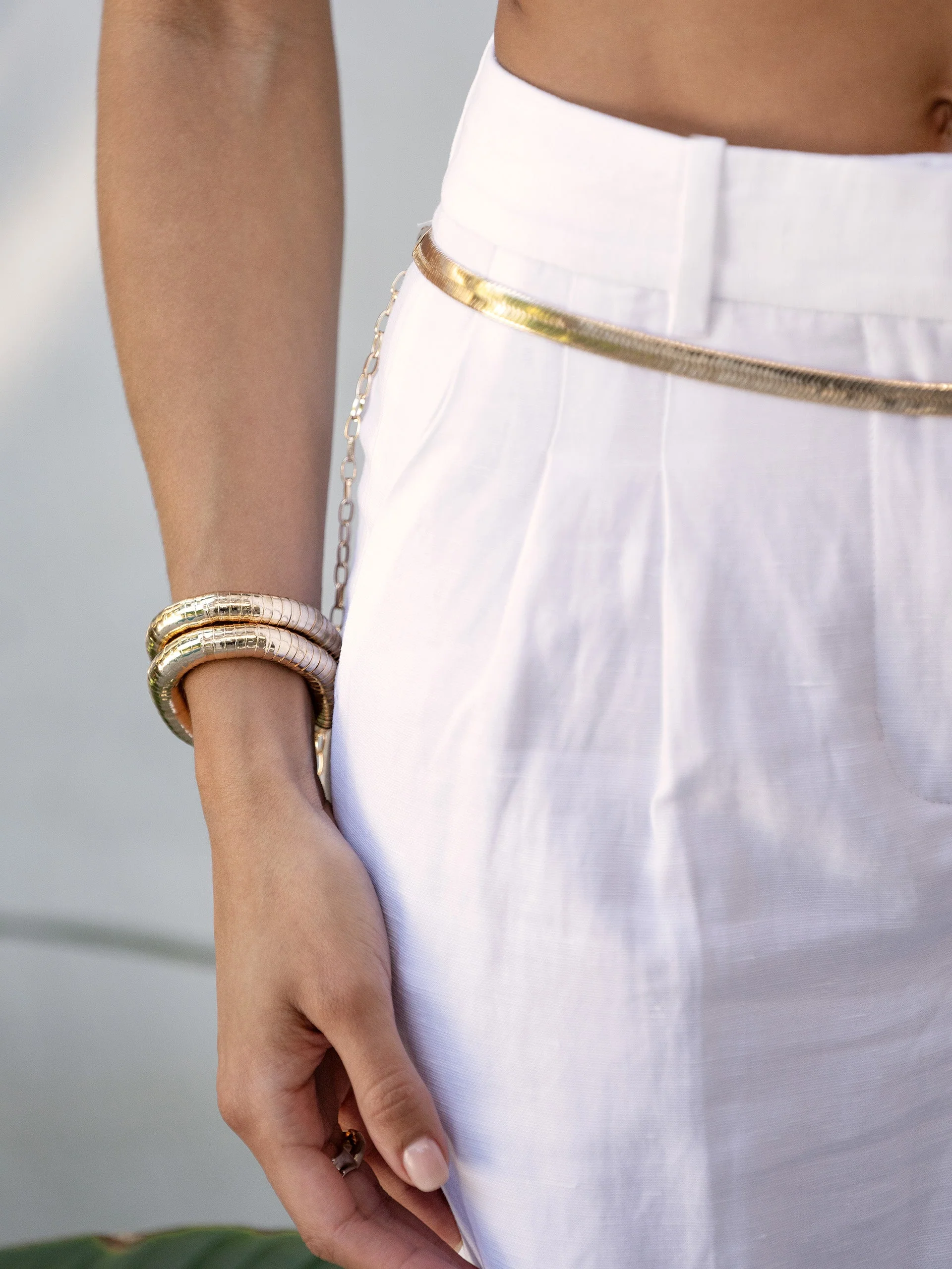 Liquid Gold Stretch Bracelet Set - Image 7