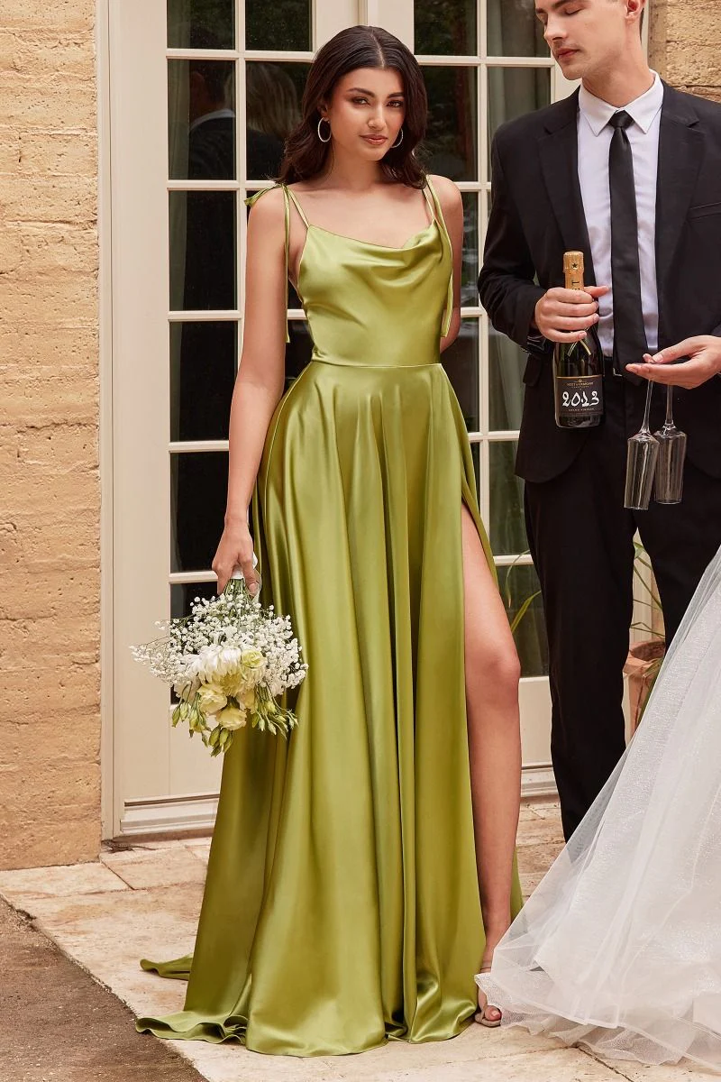 LOTTIE GOWN - SATIN A-LINE DRESS - Image 21