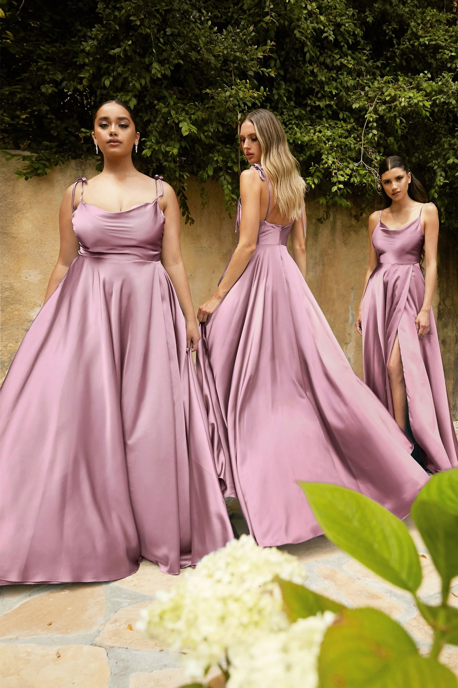 LOTTIE GOWN - SATIN A-LINE DRESS - Image 67