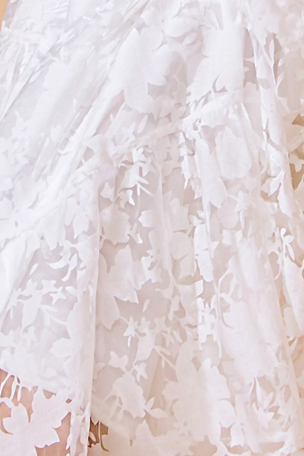 LOVE IN YOUR EYES WHITE MIDI DRESS - Image 6