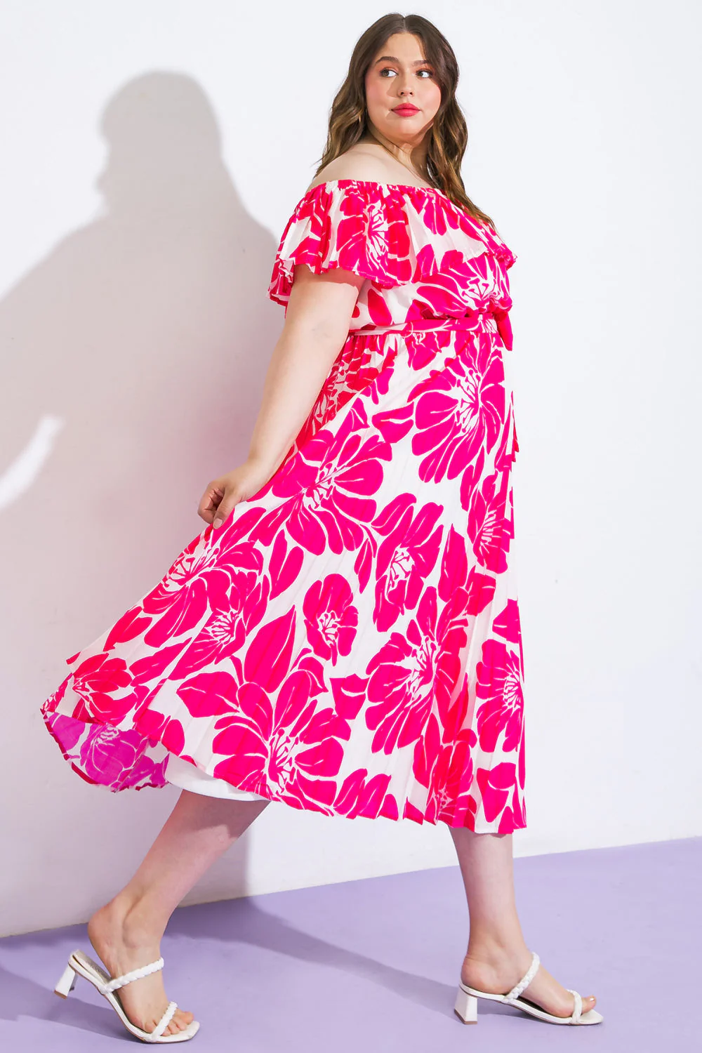 LOVE SCRIPT WOVEN MIDI DRESS - Image 10