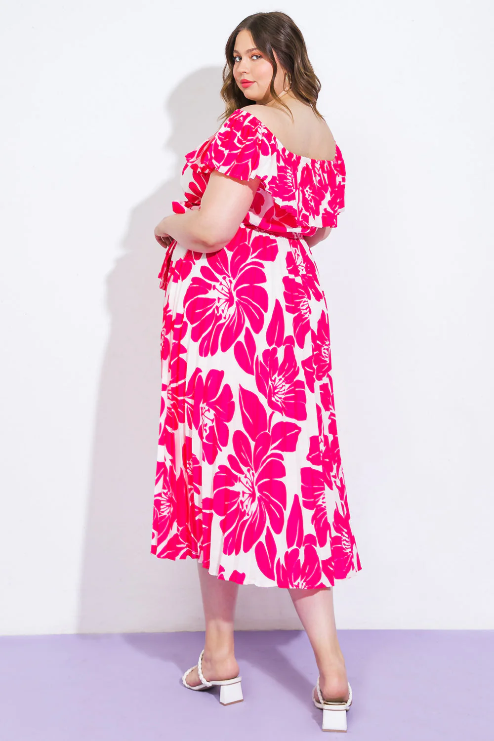 LOVE SCRIPT WOVEN MIDI DRESS - Image 7
