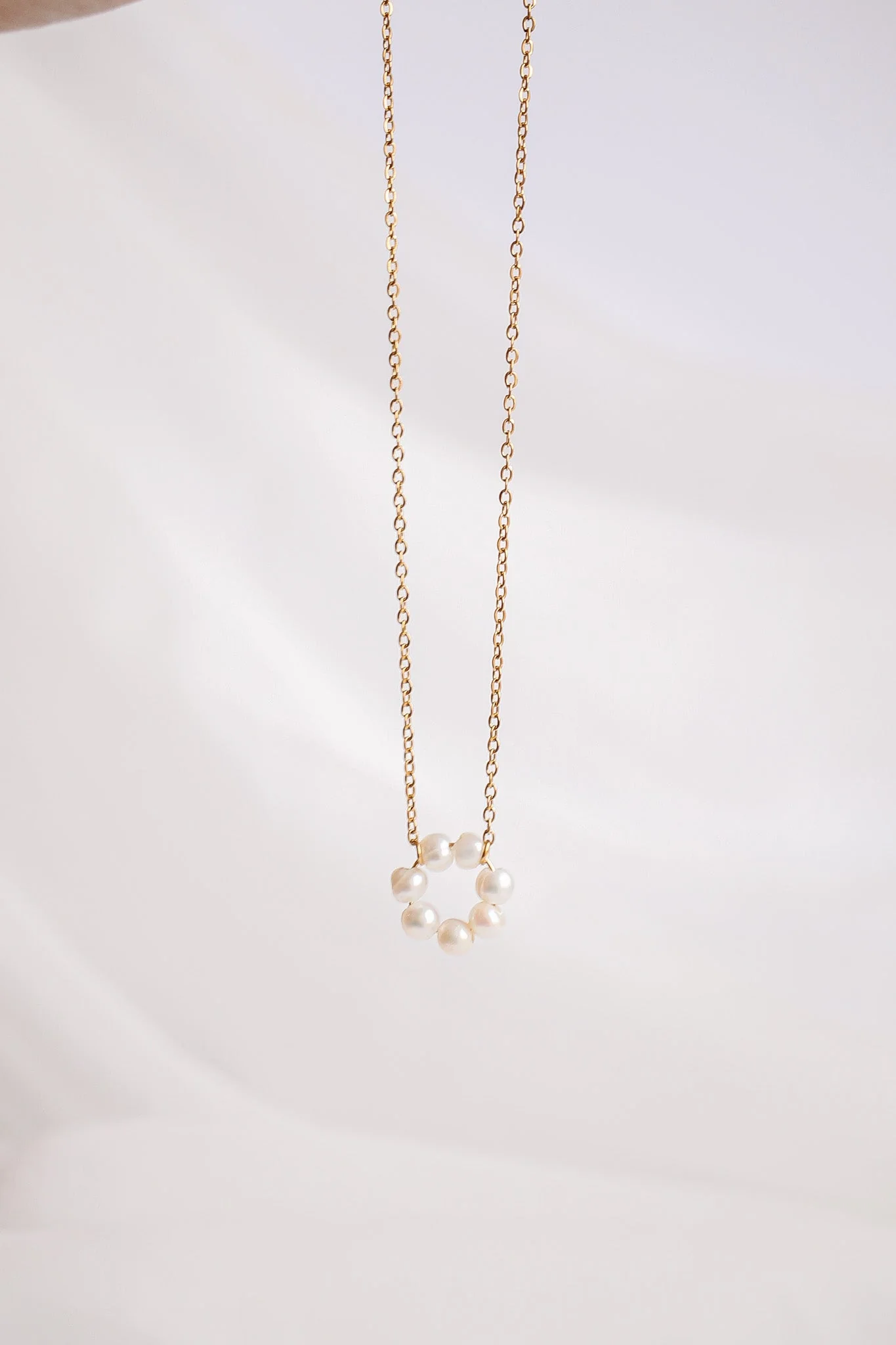 Lucy Necklace in Freshwater Pearl - Image 3