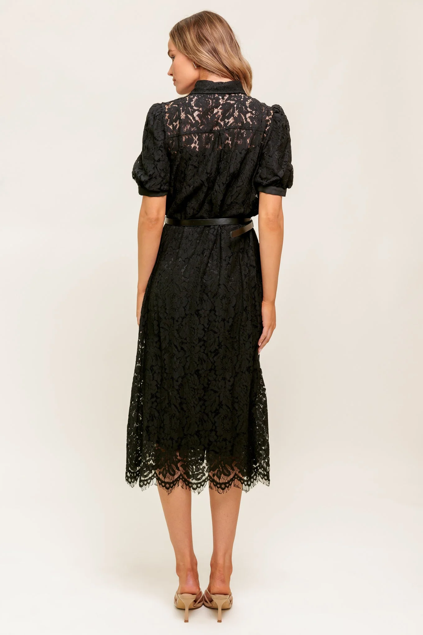 LUKA LACE SHIRT DRESS - Image 2