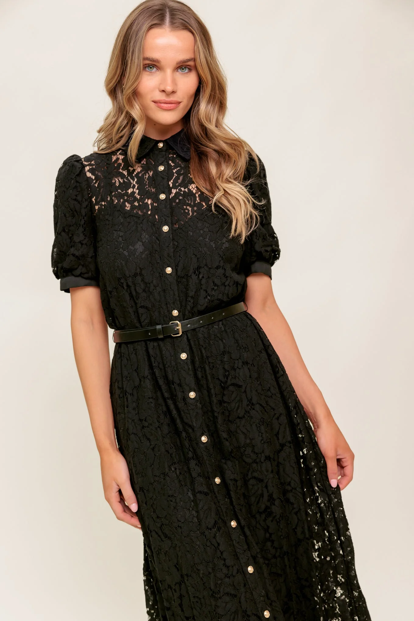 LUKA LACE SHIRT DRESS - Image 5
