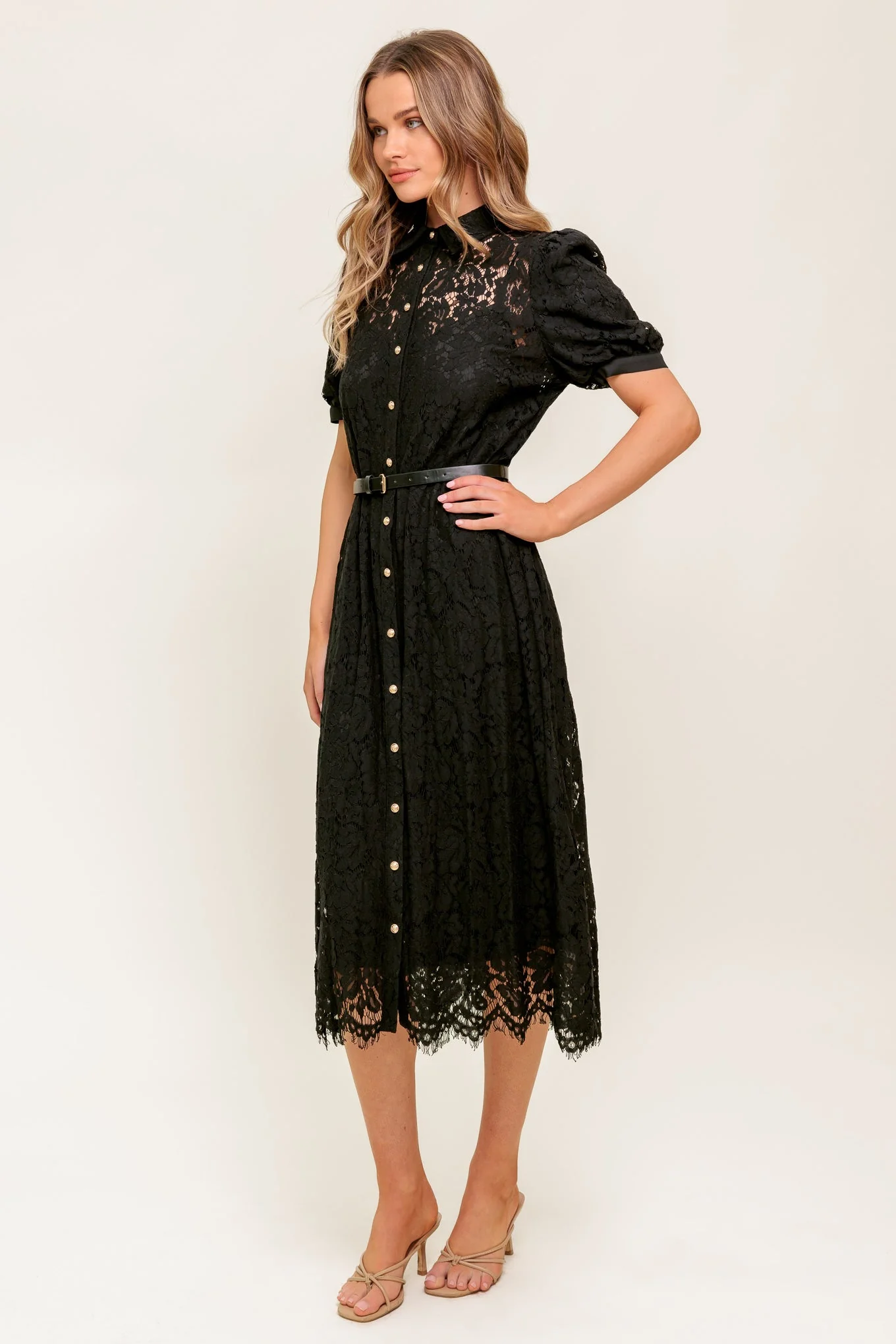 LUKA LACE SHIRT DRESS - Image 6