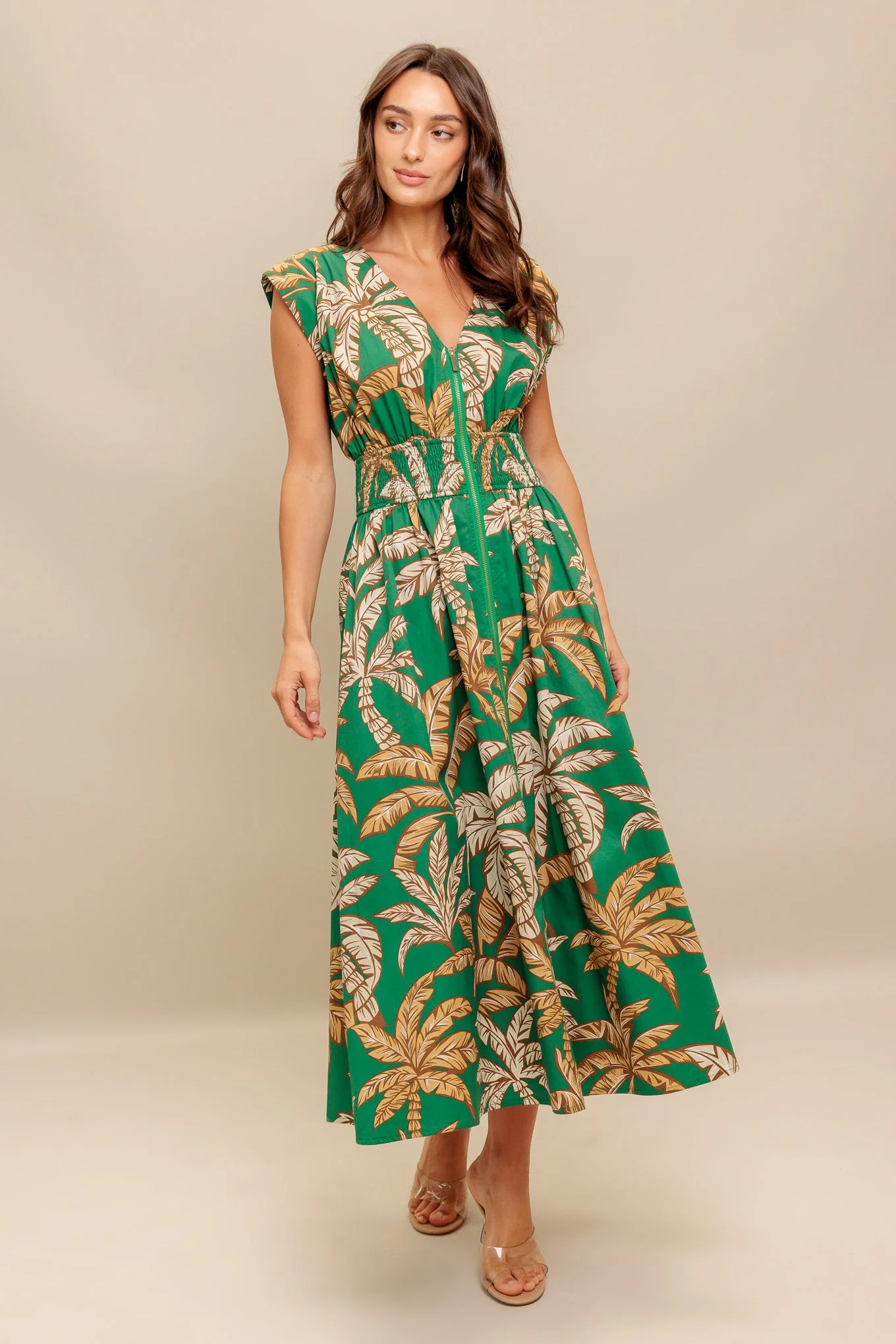 LUSH STILLNESS COTTON MIDI DRESS - Image 5