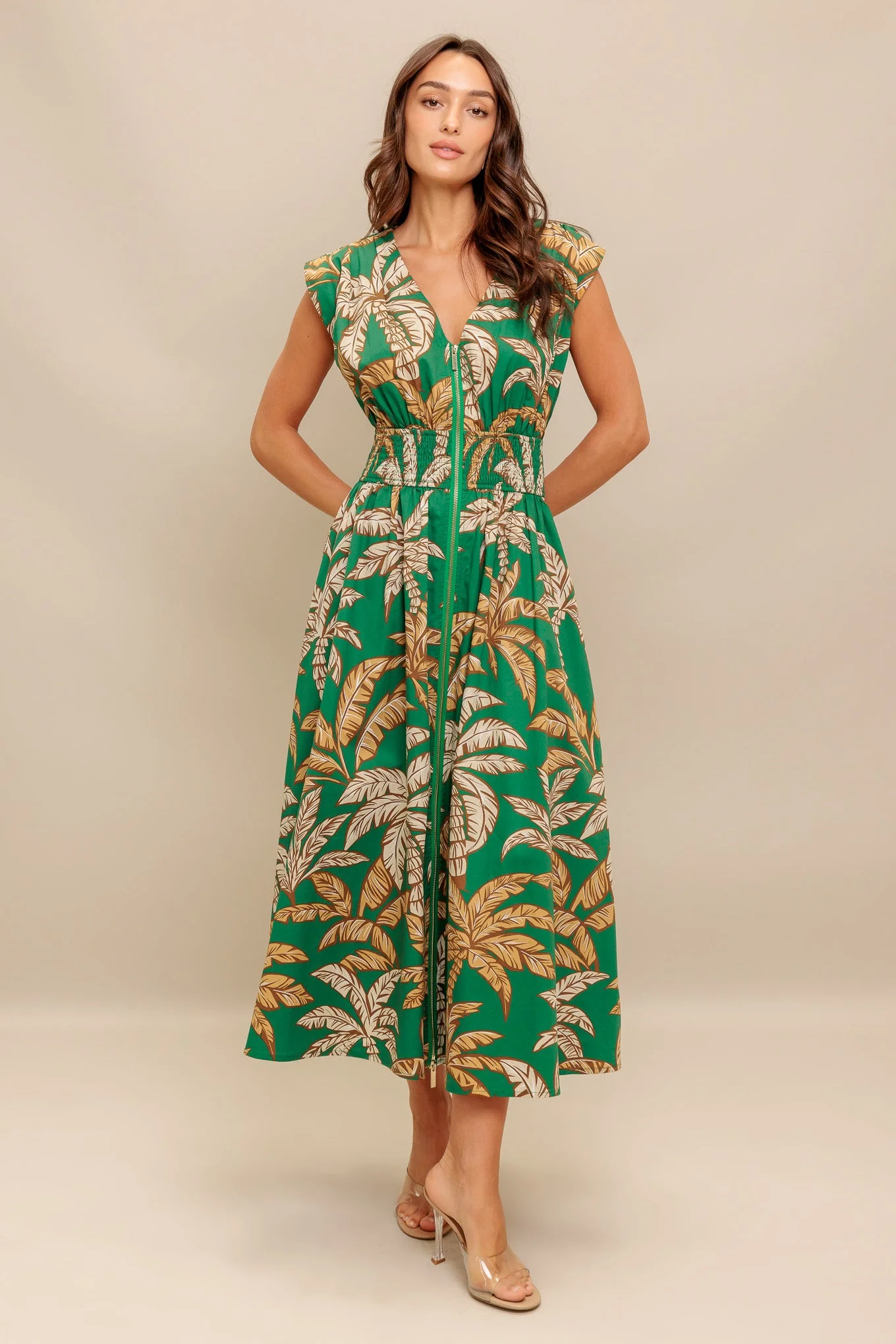 LUSH STILLNESS COTTON MIDI DRESS - Image 6