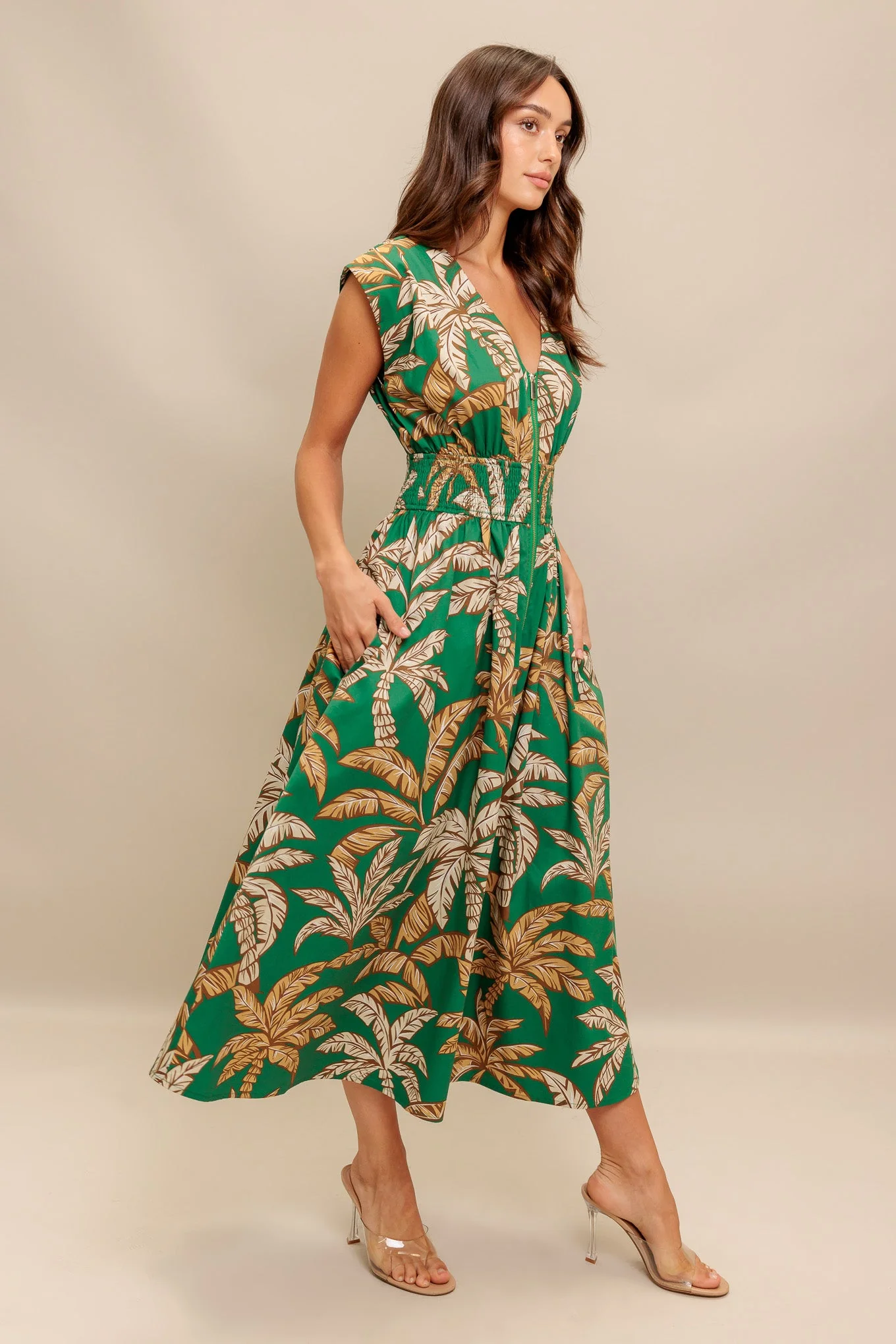 LUSH STILLNESS COTTON MIDI DRESS - Image 7