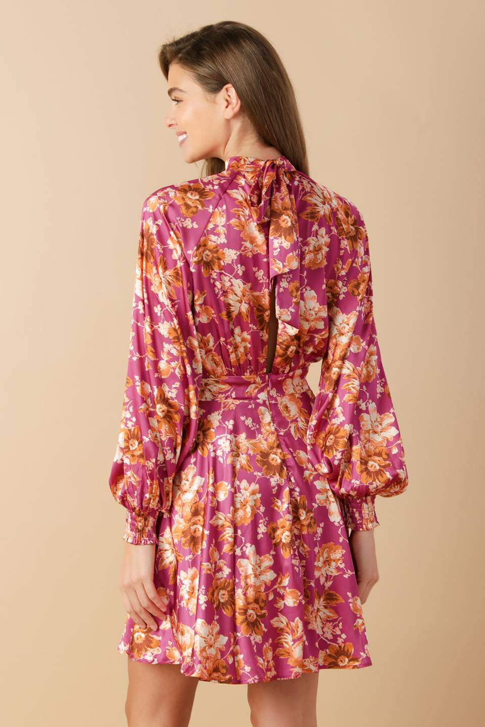 LUXE LEGACY WOVEN MINI DRESS - Image 4