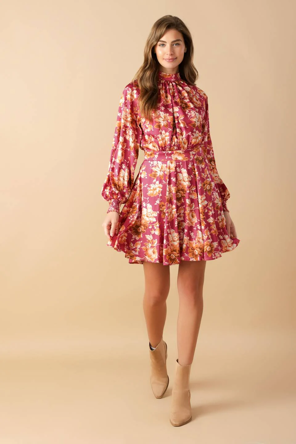 LUXE LEGACY WOVEN MINI DRESS - Image 5