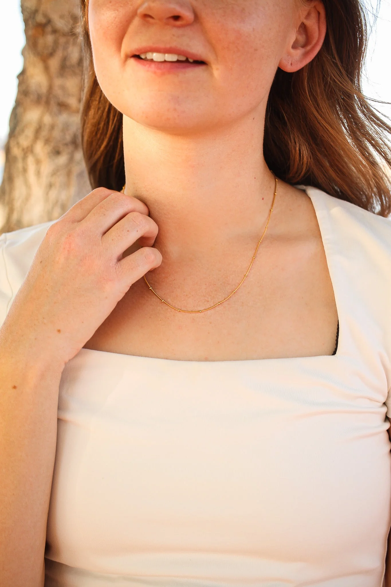 Maddie Necklace in Gold - Image 6