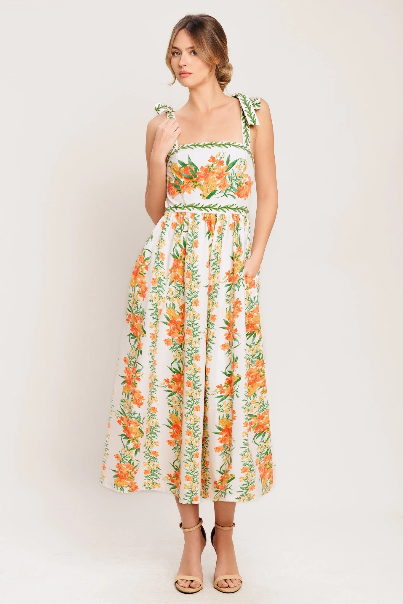 MARIGOLD BREEZE MIDI DRESS - Image 4
