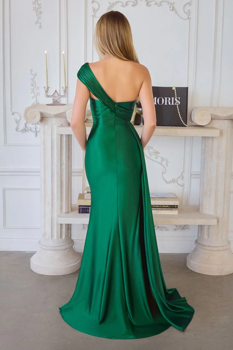 MAURA GOWN - DRAPED ONE SHOULDER DRESS - Image 4