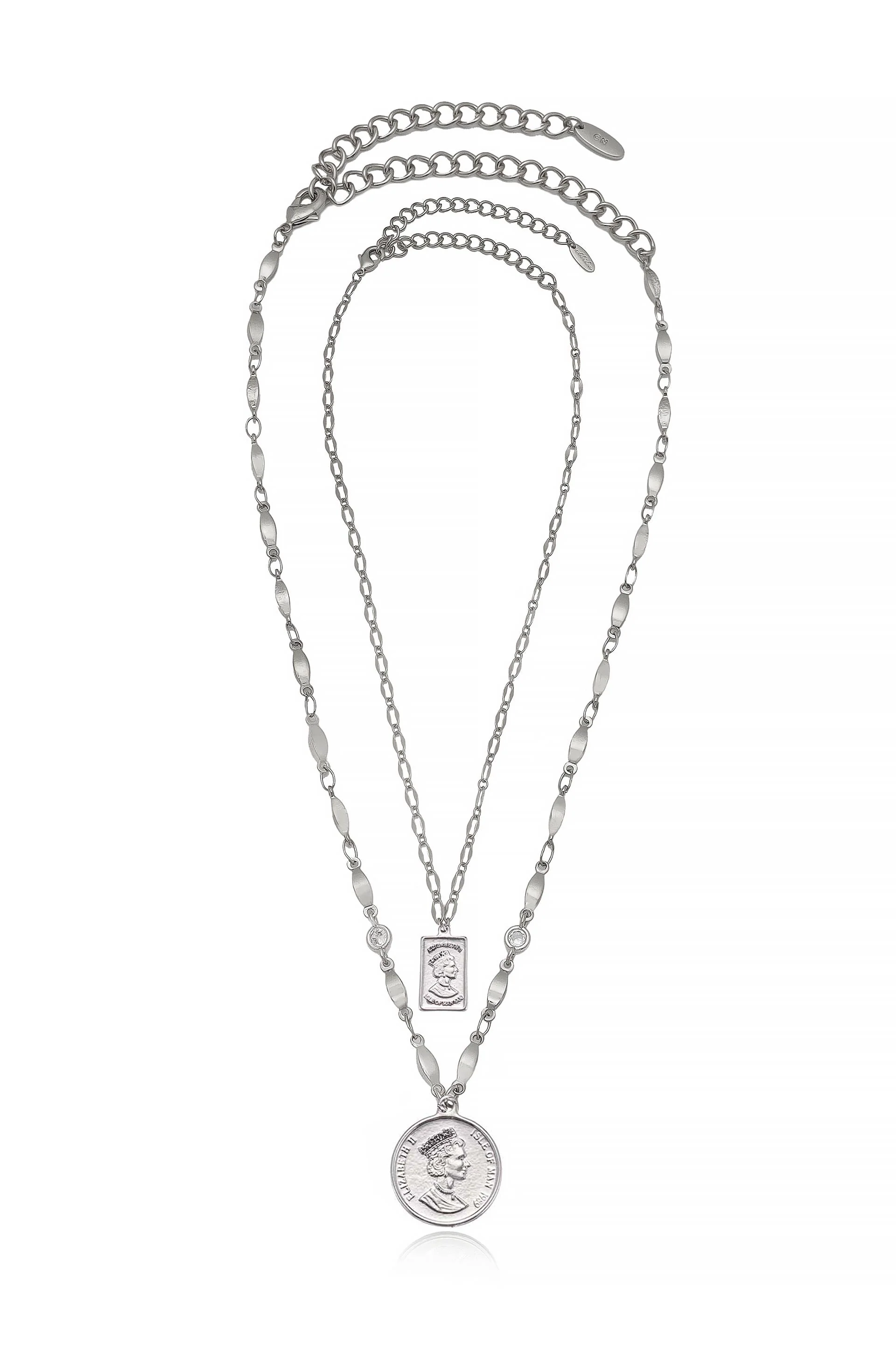 Medallions of Mine Layered Coin Necklace Set - Image 3