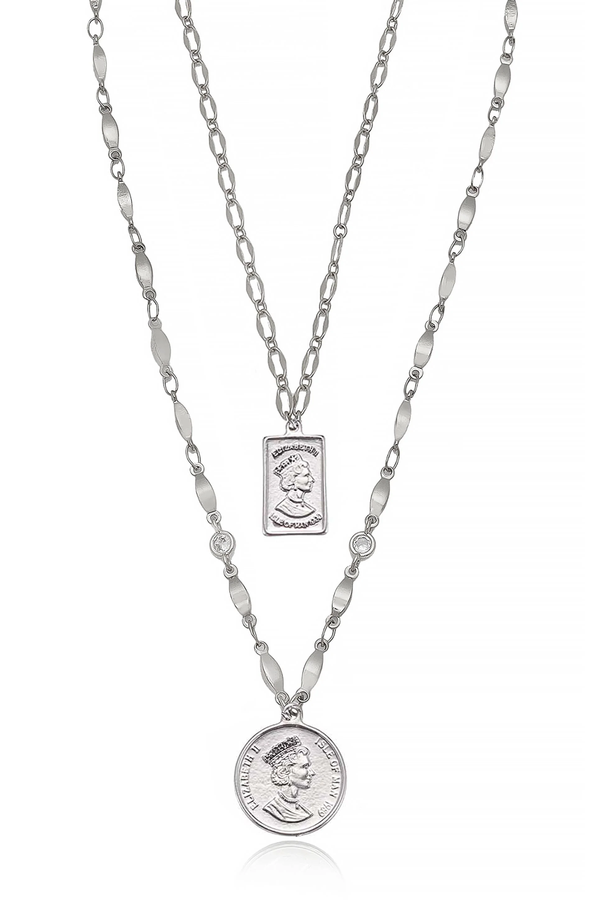Medallions of Mine Layered Coin Necklace Set - Image 4