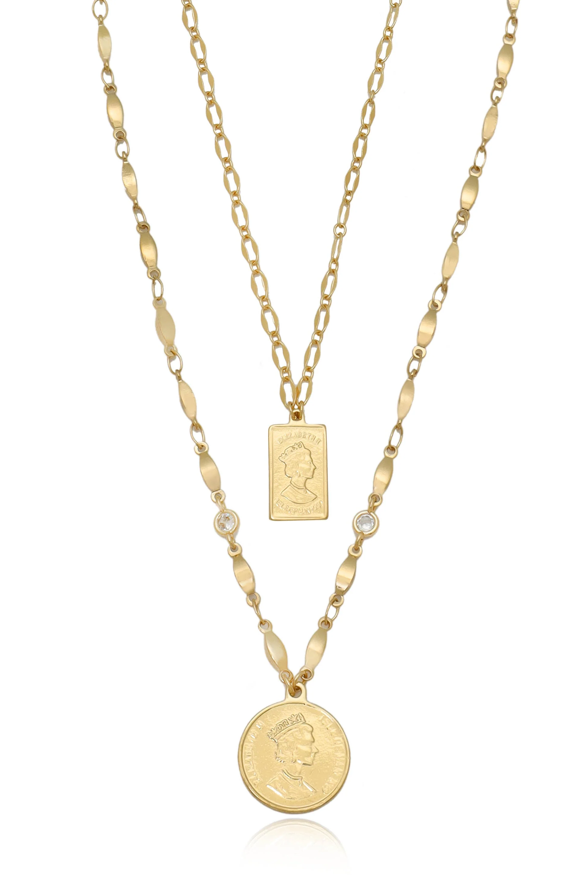 Medallions of Mine Layered Coin Necklace Set - Image 5