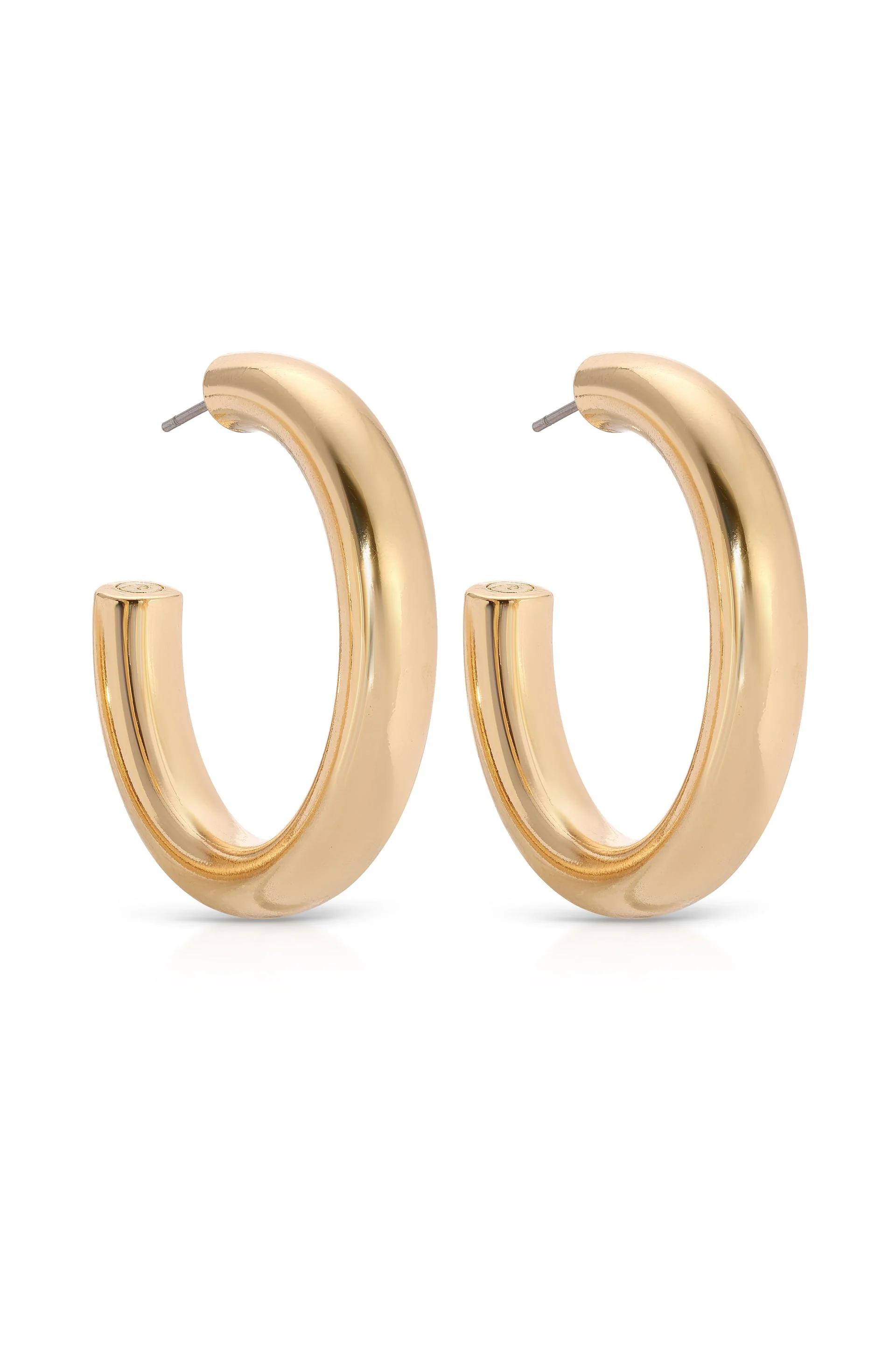 Medium Thick Classic Hoops - Image 13